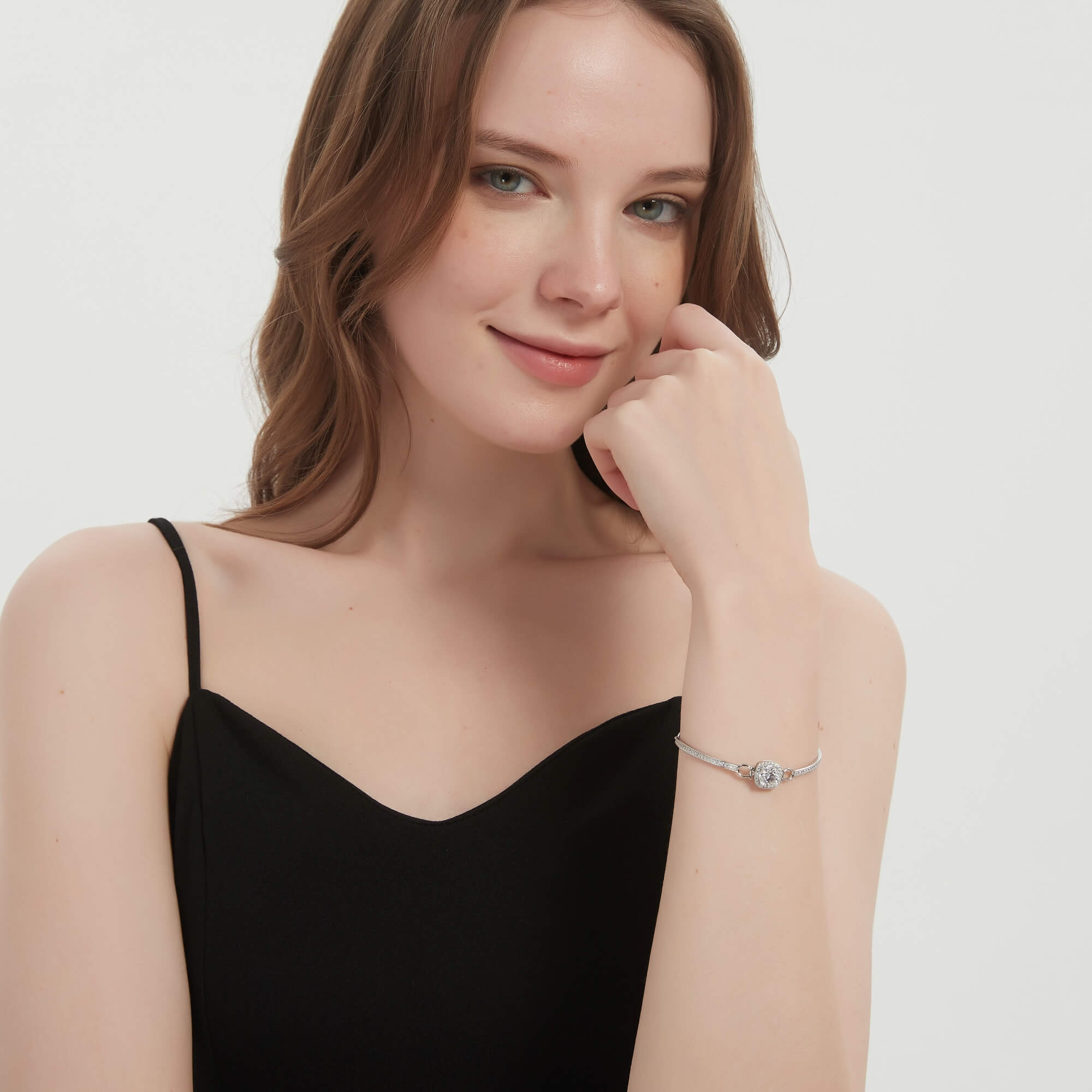 S925 Square Candy Moissanite Bracelet-MARDAZA