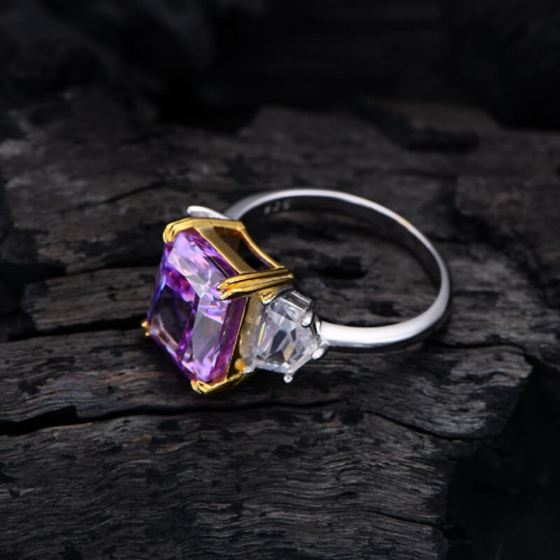 S925 Luxury 13CT High Carbon Diamond Ring-MARDAZA