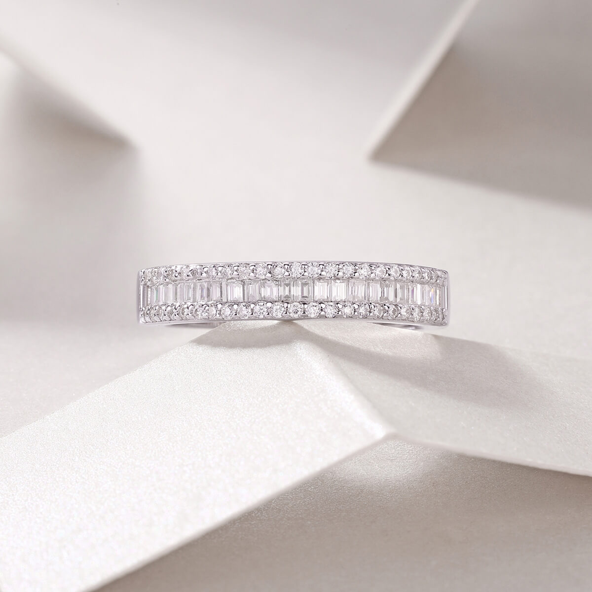 S925 Good Moment Moissanite Ring-MARDAZA