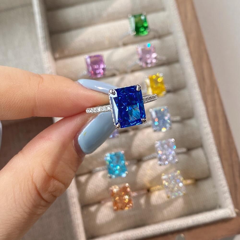 S925 Grade 8A Zircon Ring-MARDAZA
