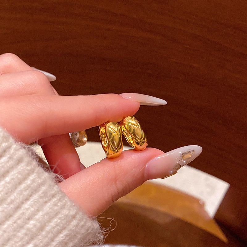 Chunky Woven Hoop Earrings