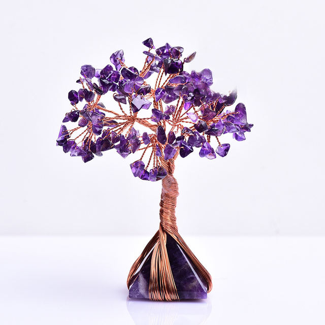 Amethyst Crystal Tree of Life - Handmade Energy Healing Decor