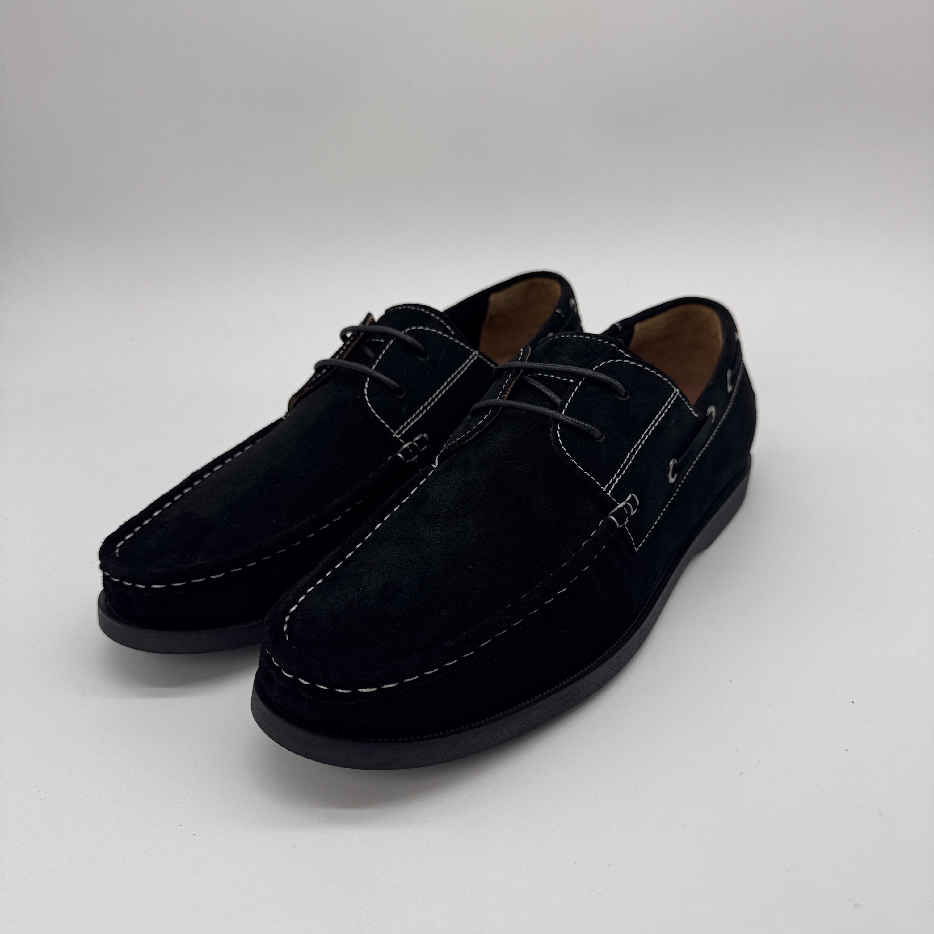 Men's Handmade Genuine Leather Boat Shoes: Low-Cut Slip-On, Lightweight, Breathable, Casual & Versatile Comfort