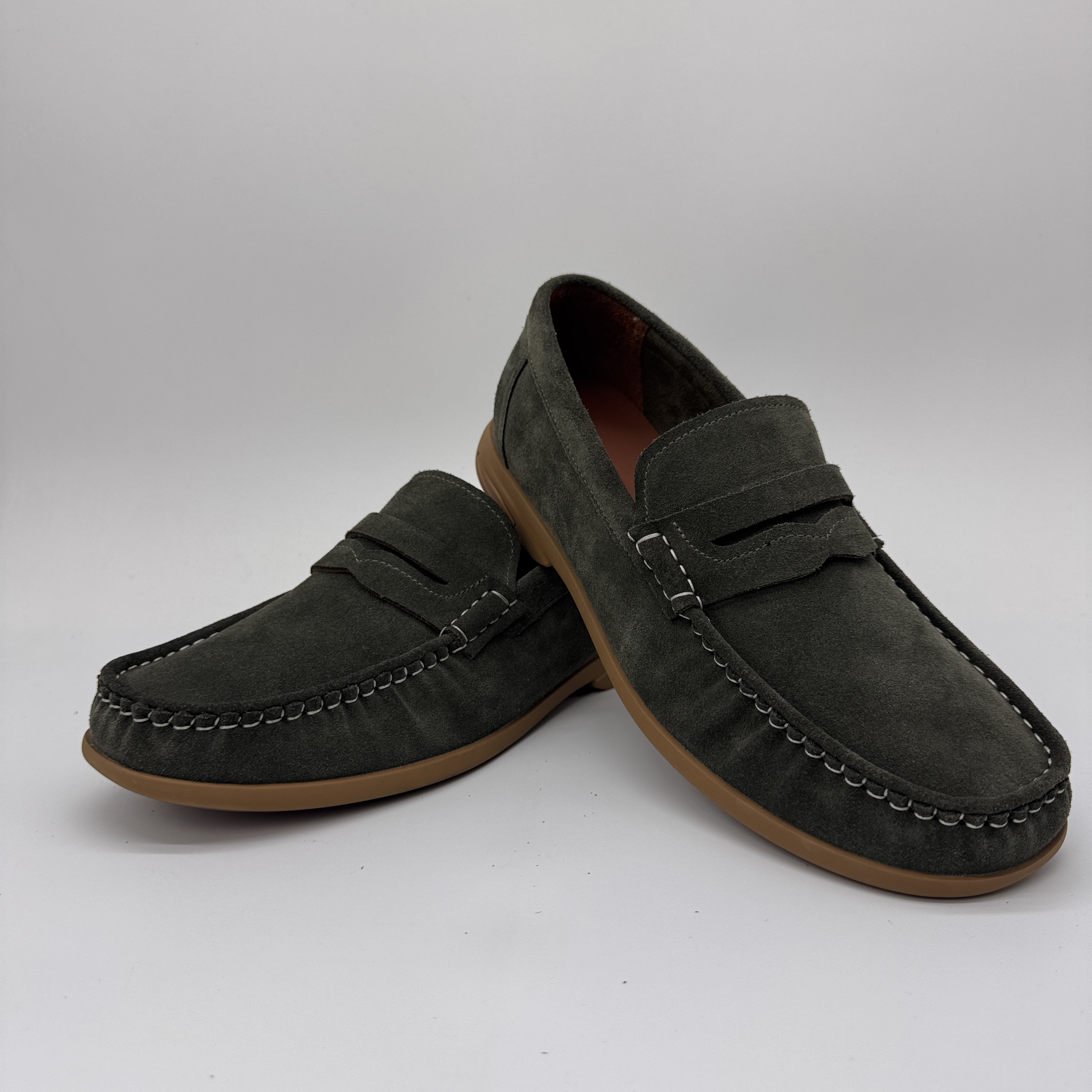 Men's Genuine Leather Shoes, Handmade Casual Loafers & Formal Dress Shoes