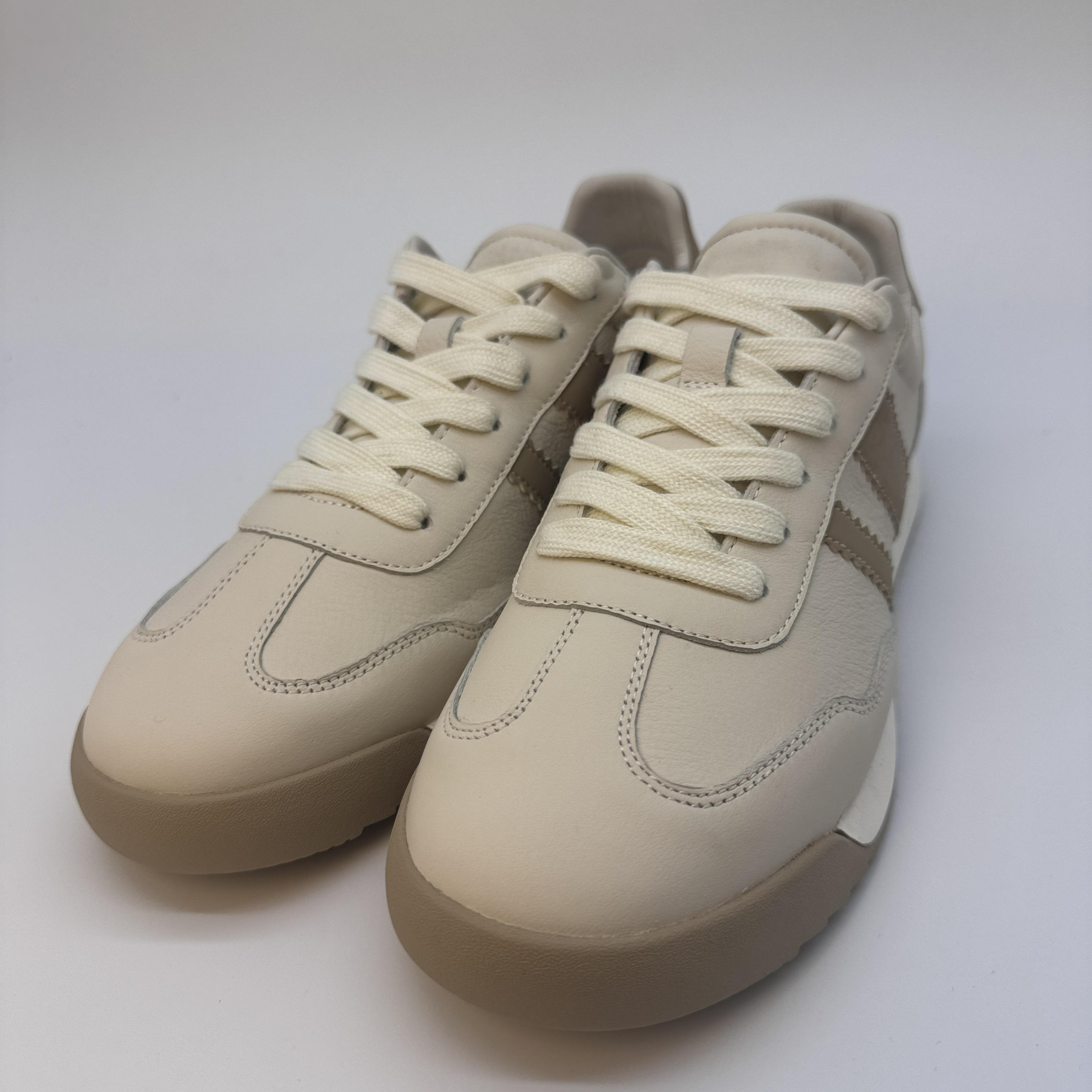 Handmade Genuine Leather Men's Sneakers - German Army & Cortez Style