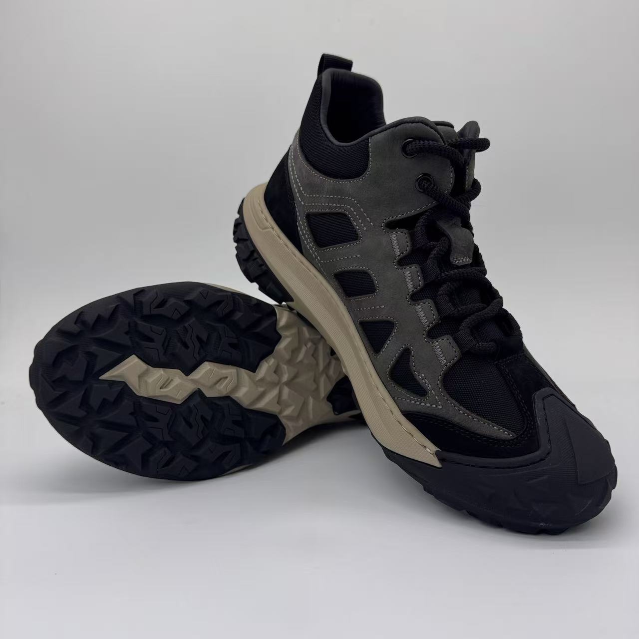 Handmade Genuine Leather Men's Outdoor Boots Custom All-Terrain Hiking, Snow & Fishing