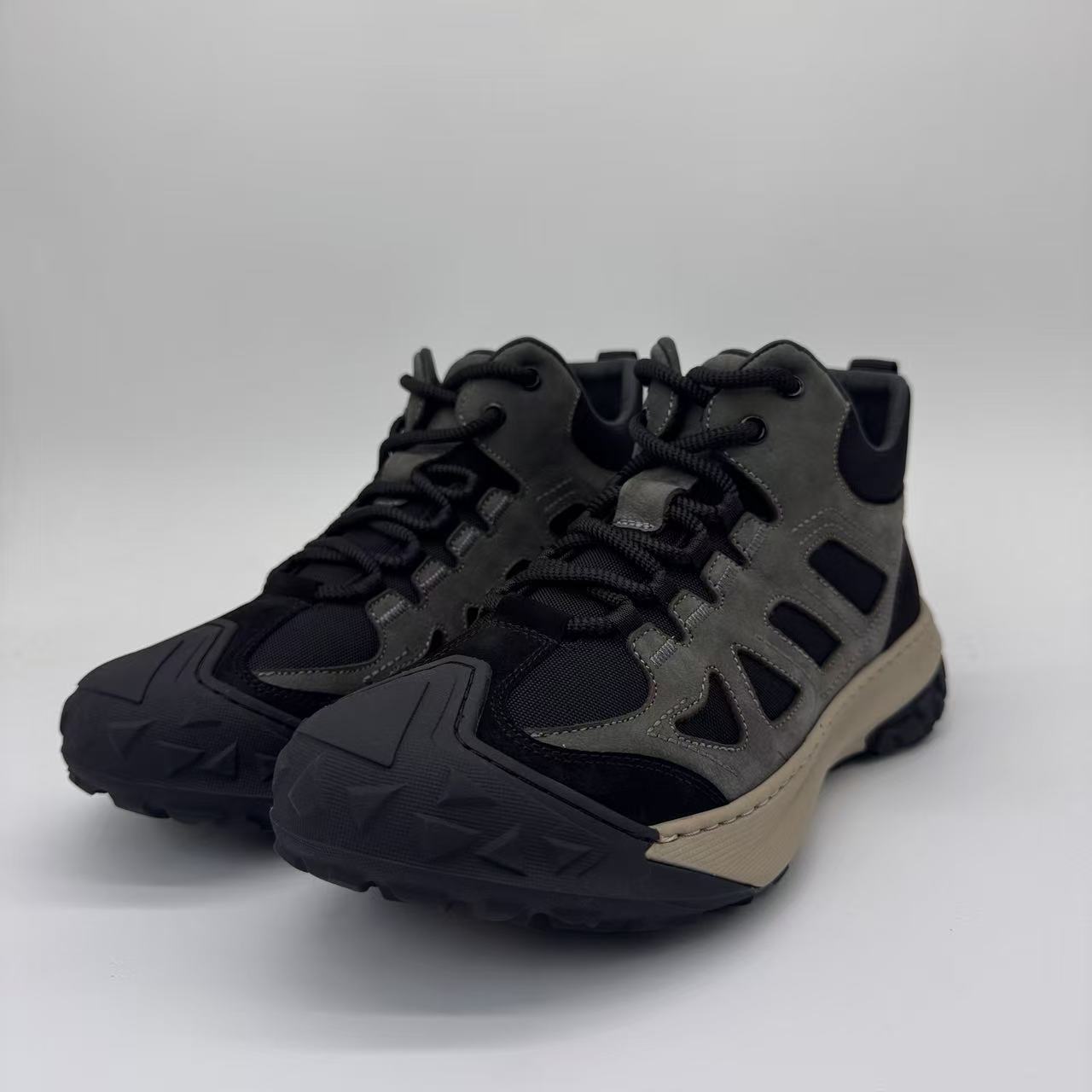 Handmade Genuine Leather Men's Outdoor Boots Custom All-Terrain Hiking, Snow & Fishing