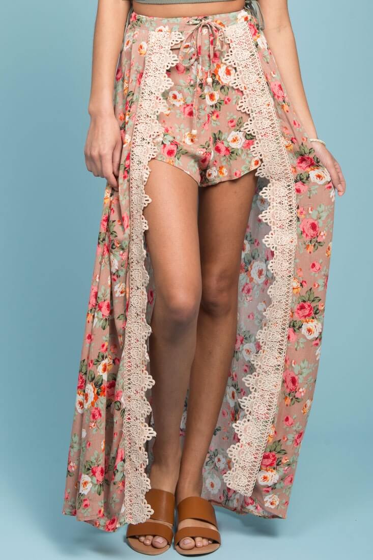 Arianna Festival Skort Mocha-Fable Dress