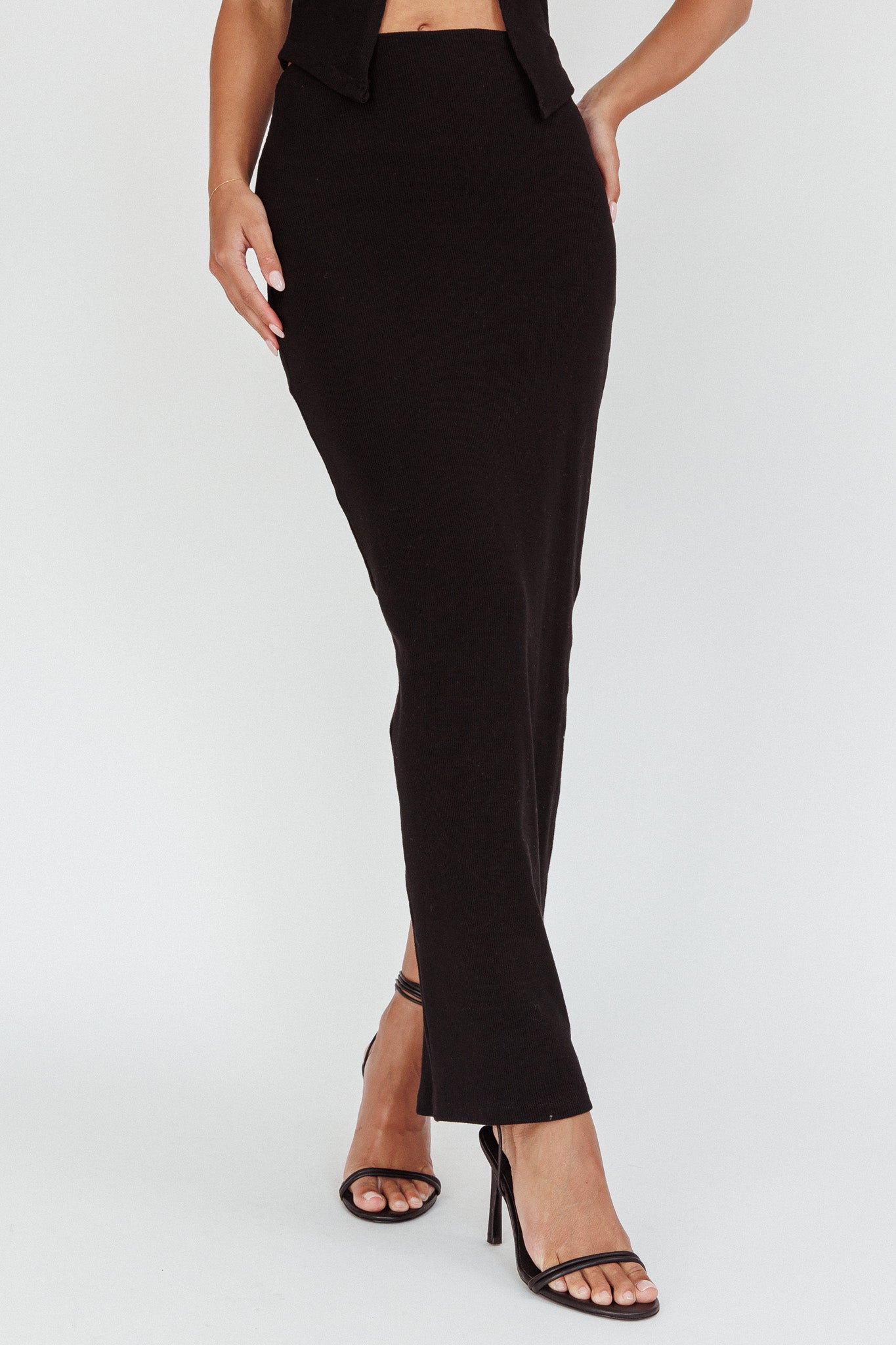 Blackthorn Maxi Skirt Black-Fable Dress