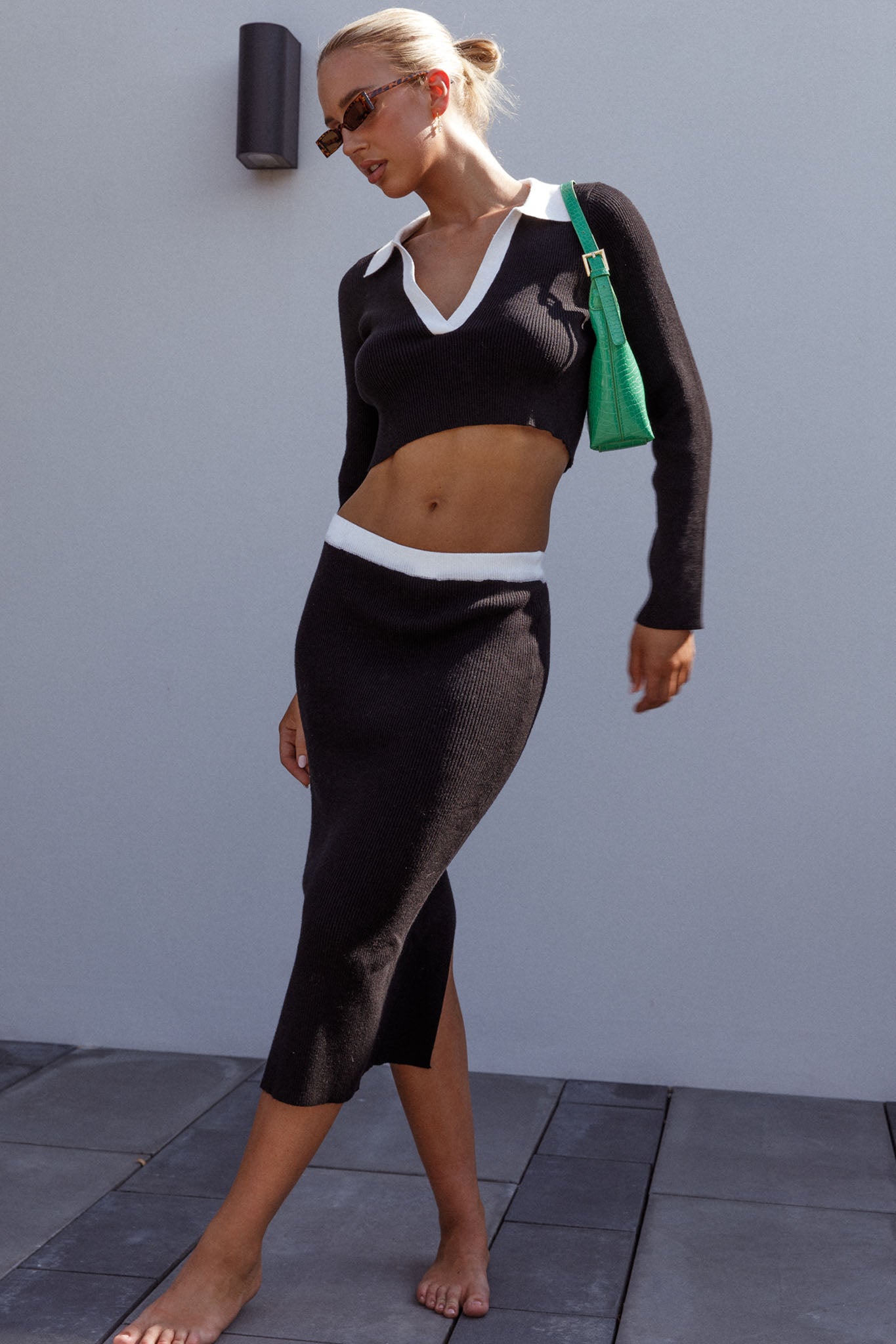 Peta And Jain Cambridge Handbag Green-Fable Dress