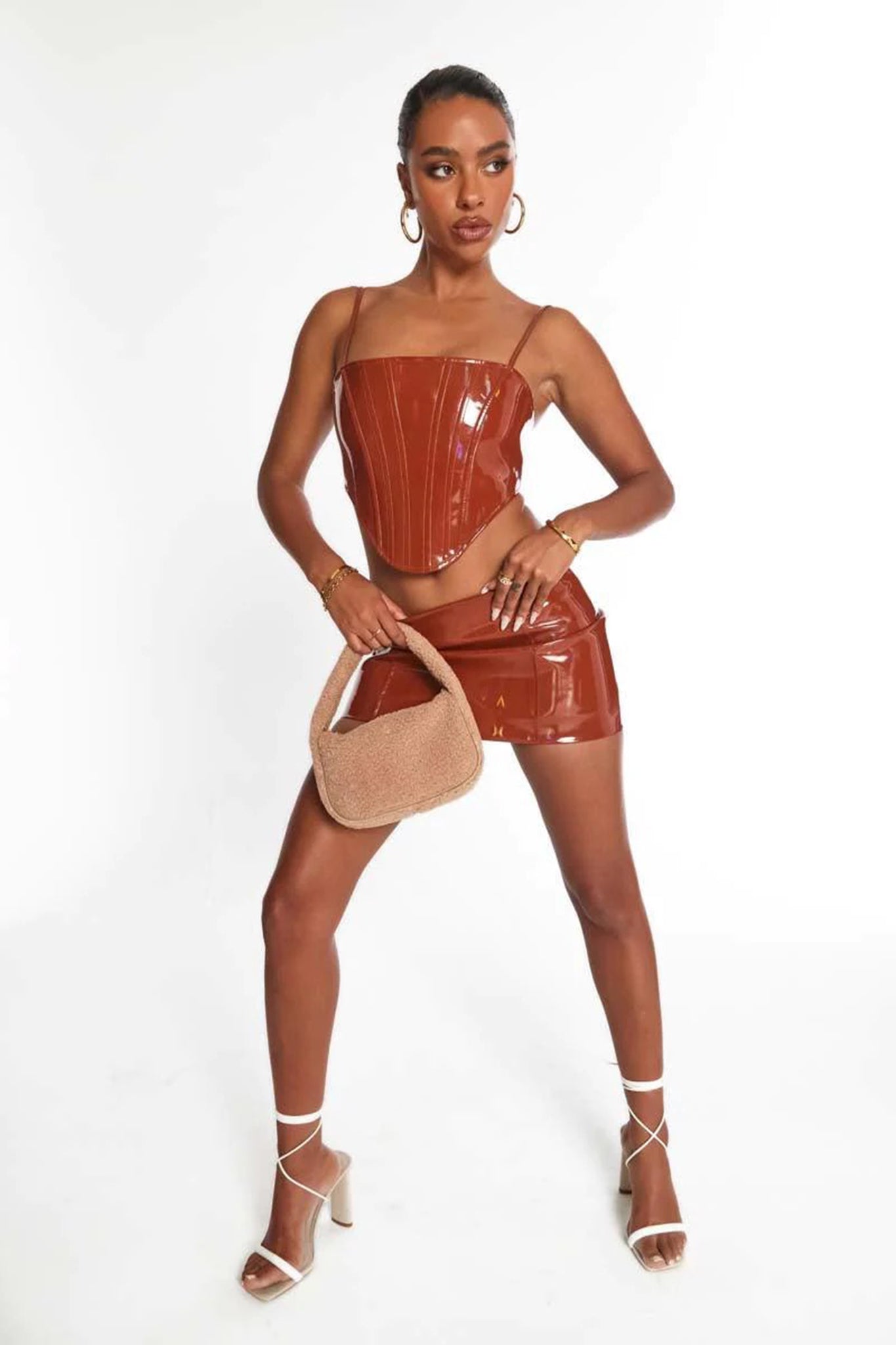 Peta And Jain Bristol Teddy Shoulder Bag Nude-Fable Dress