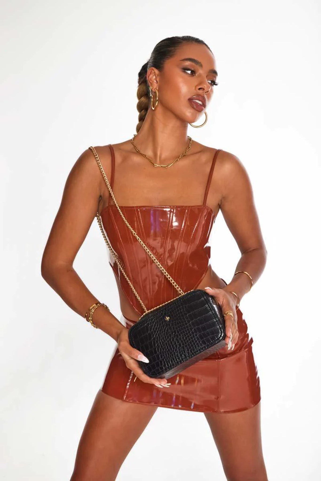 Peta And Jain Bond Crossbody Bag Black-Fable Dress