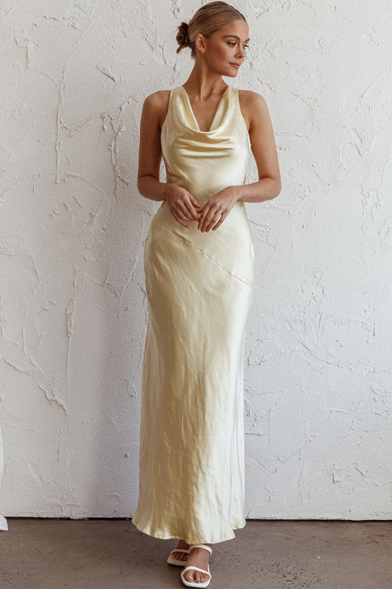 Cassiopeia Open Back Maxi Dress Butter-Fable Dress