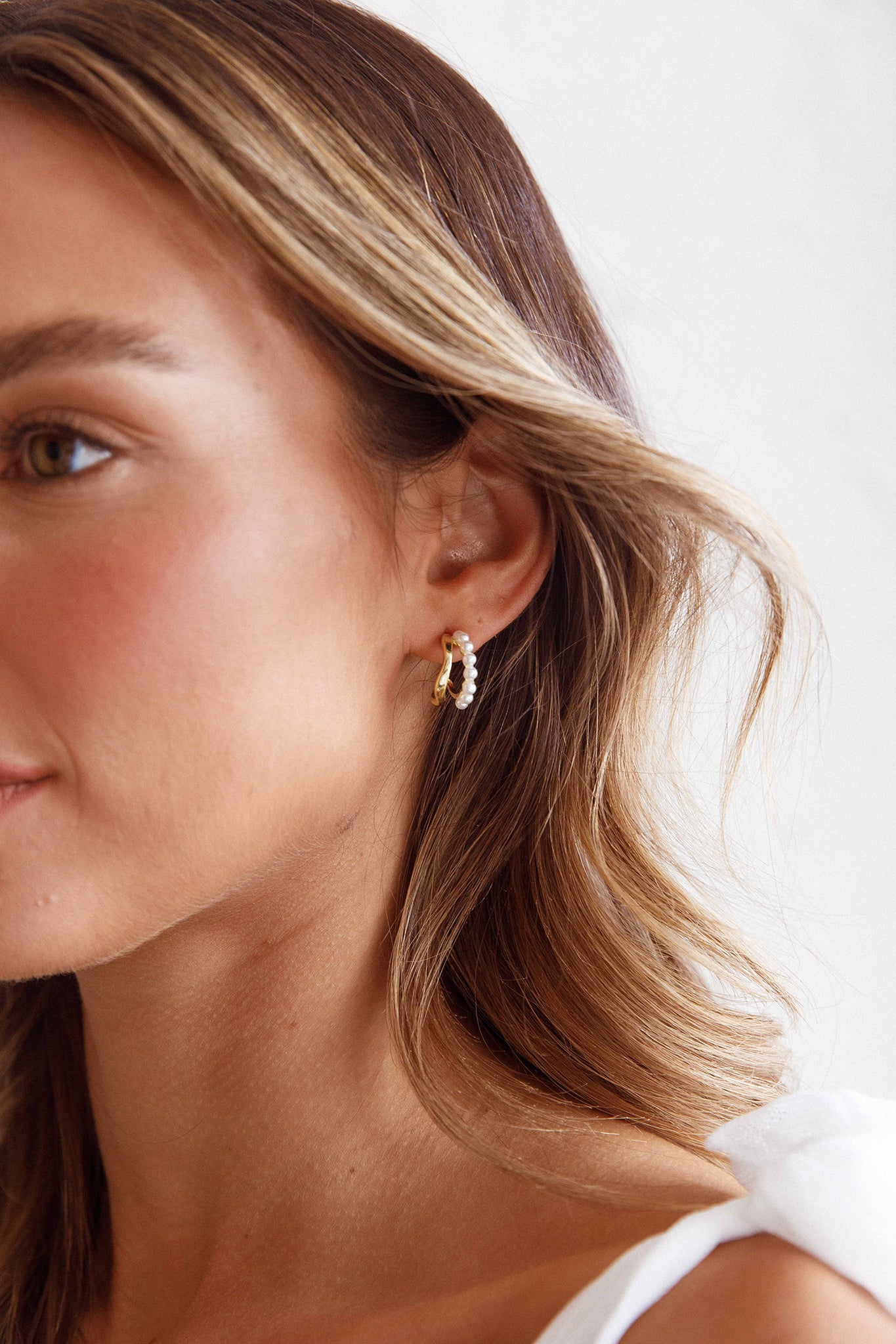 Charis Double Hoops Gold-Fable Dress