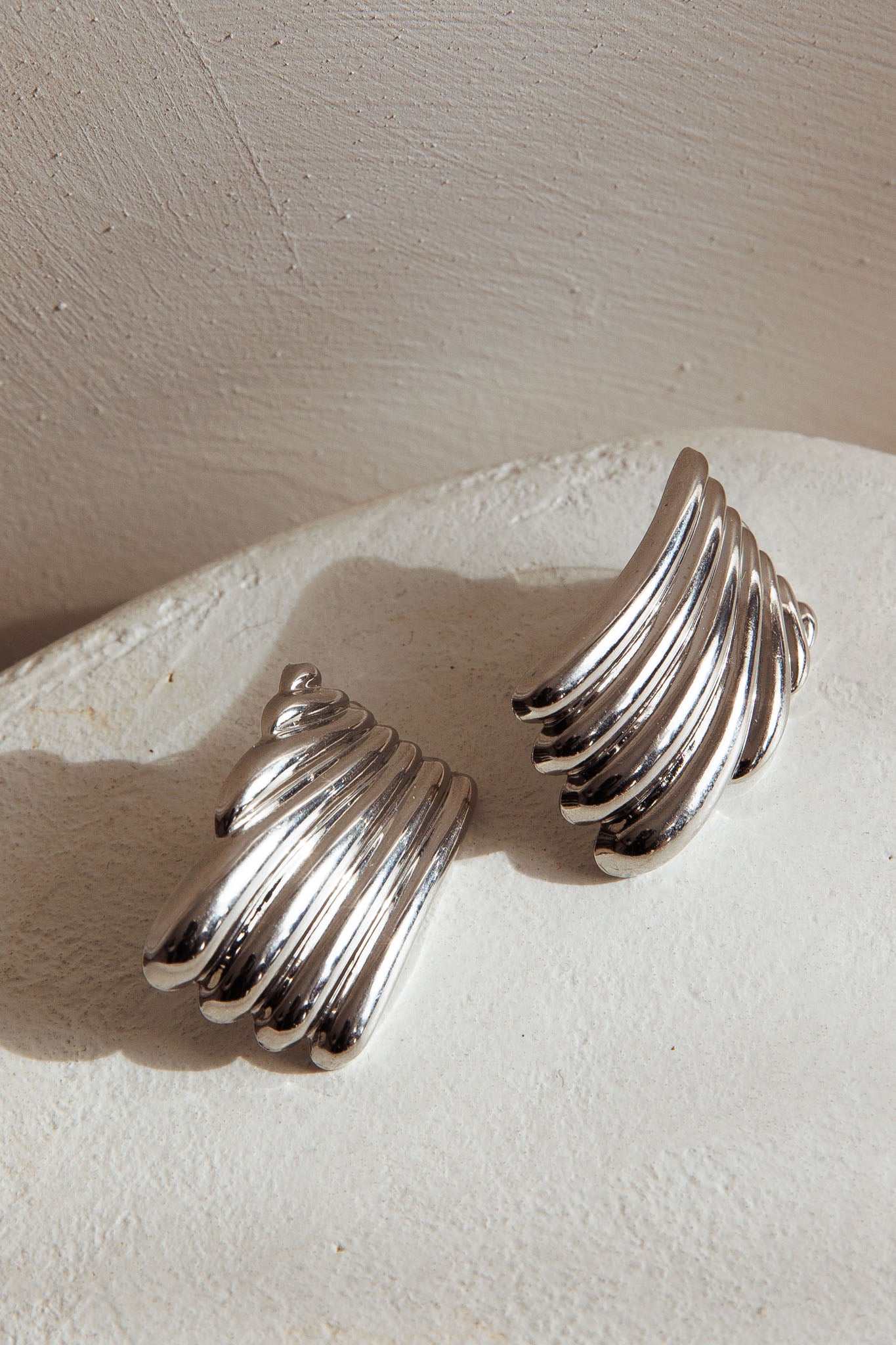 Wisdom Grooved Rectangle Earrings Silver-Fable Dress