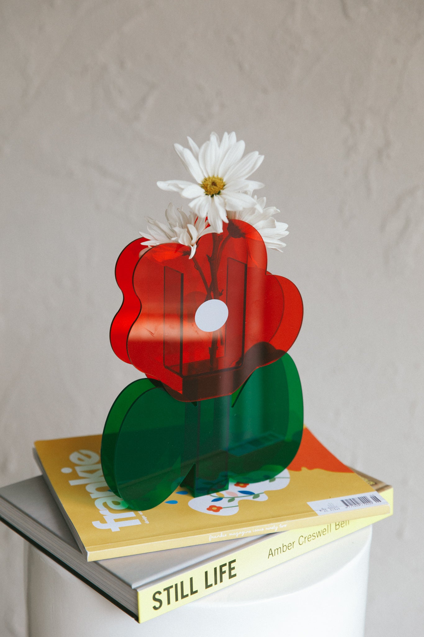 Zephyr Eco-friendly Acrylic Vase Red-Fable Dress