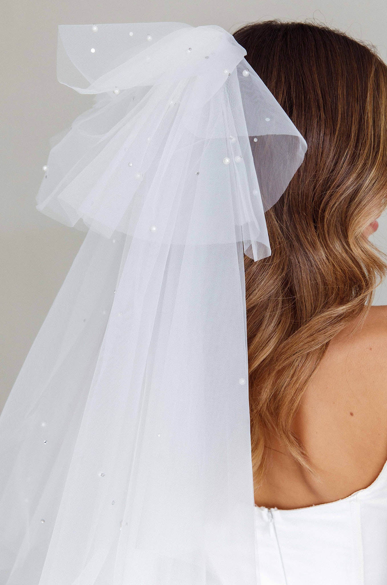 Unforgettable Pearl Veil White-Fable Dress
