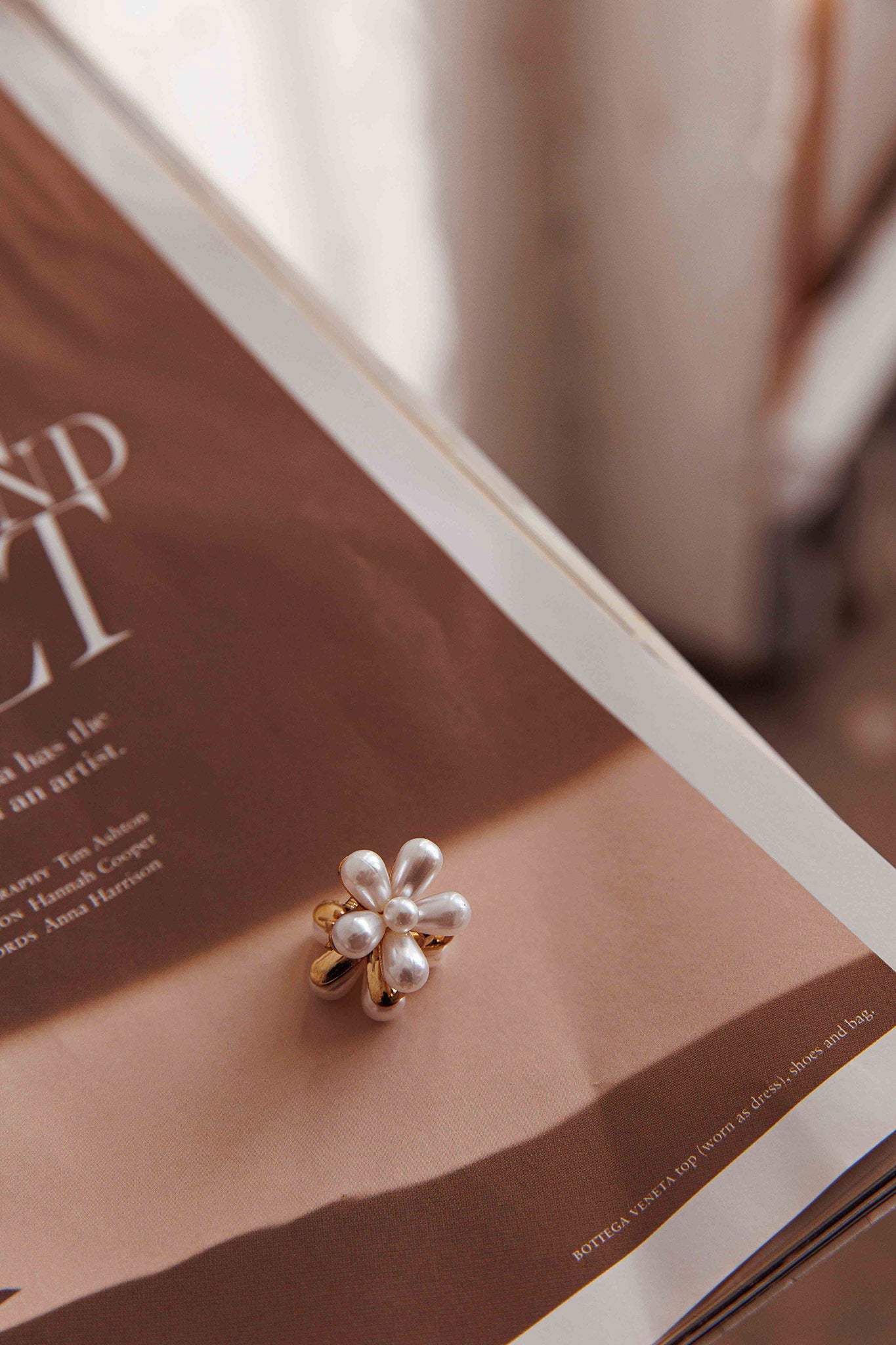 Aurelia Pearl Flower Hairclip Set-Fable Dress