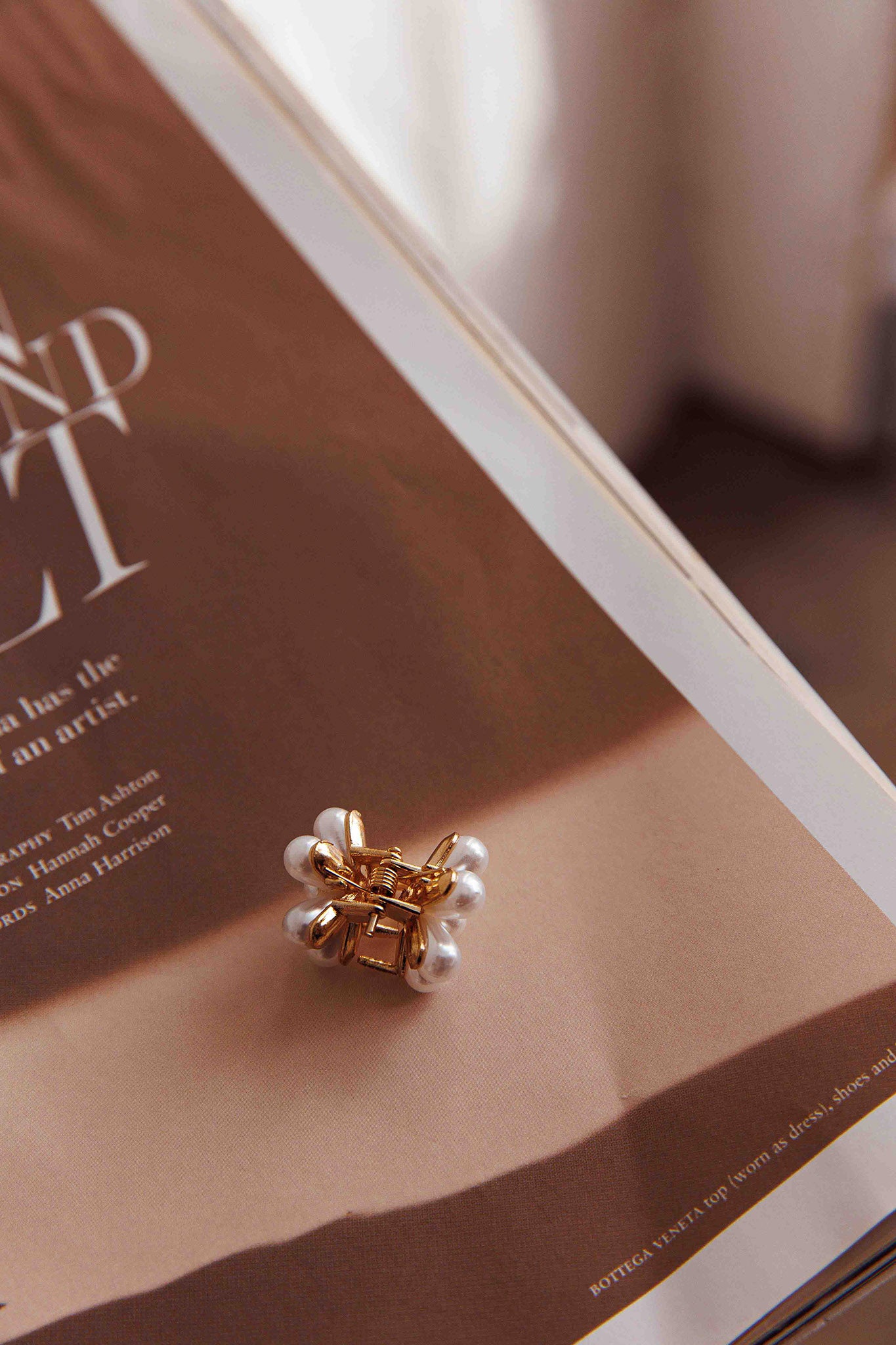 Aurelia Pearl Flower Hairclip Set-Fable Dress