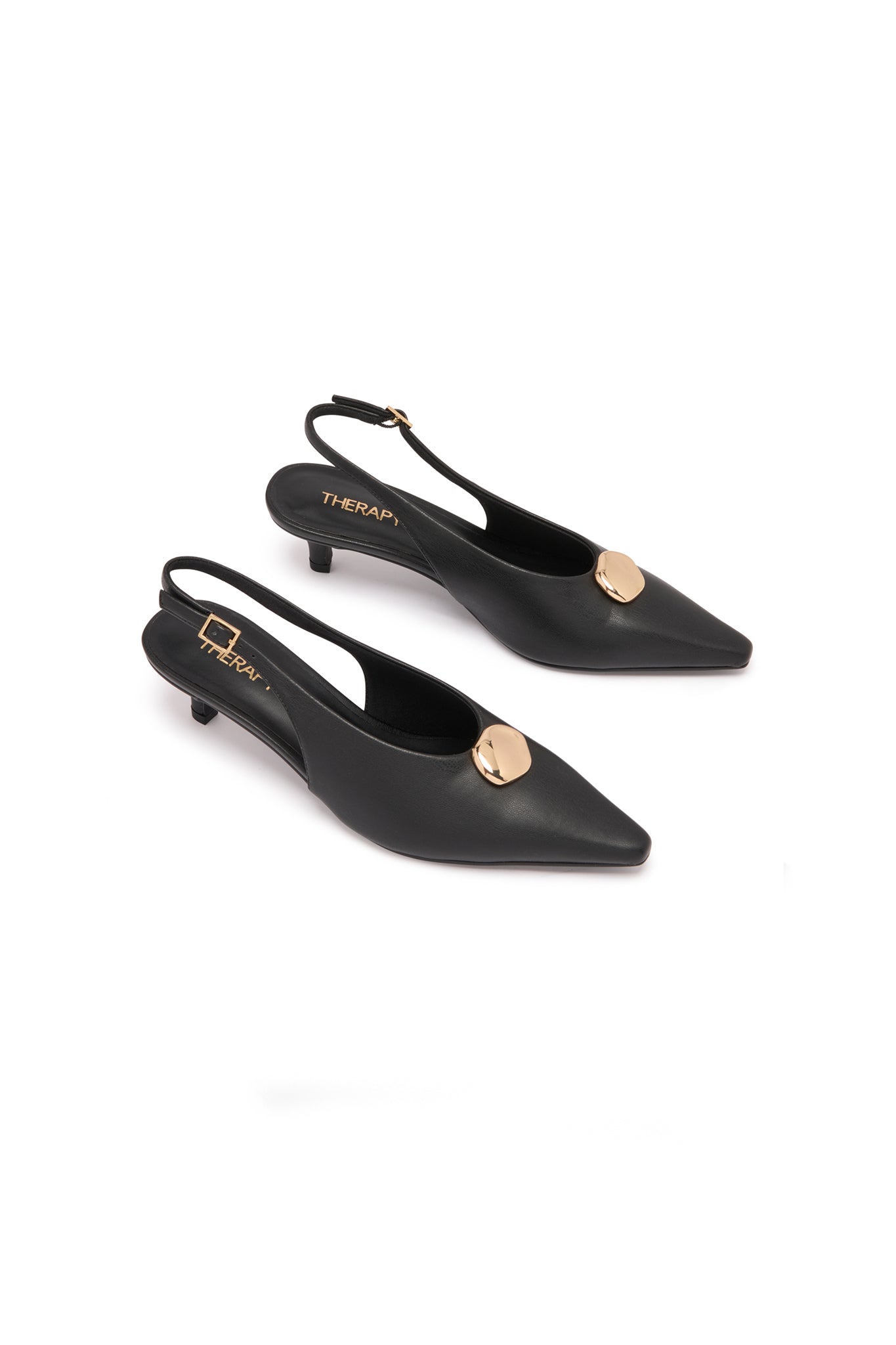 THERAPY Indiana Slingback Heel Black-Fable Dress