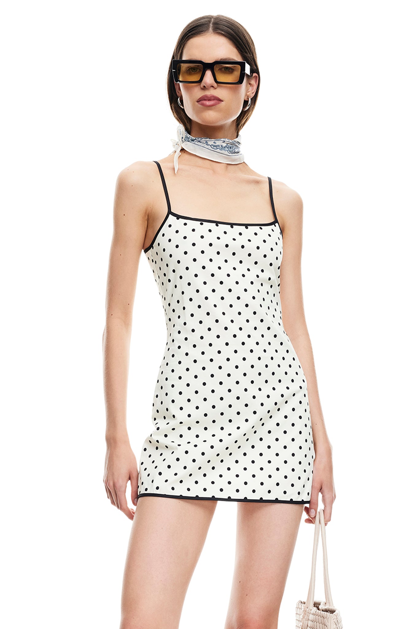 LIONESS Voyage Mini Dress Moonlight Polka-Fable Dress