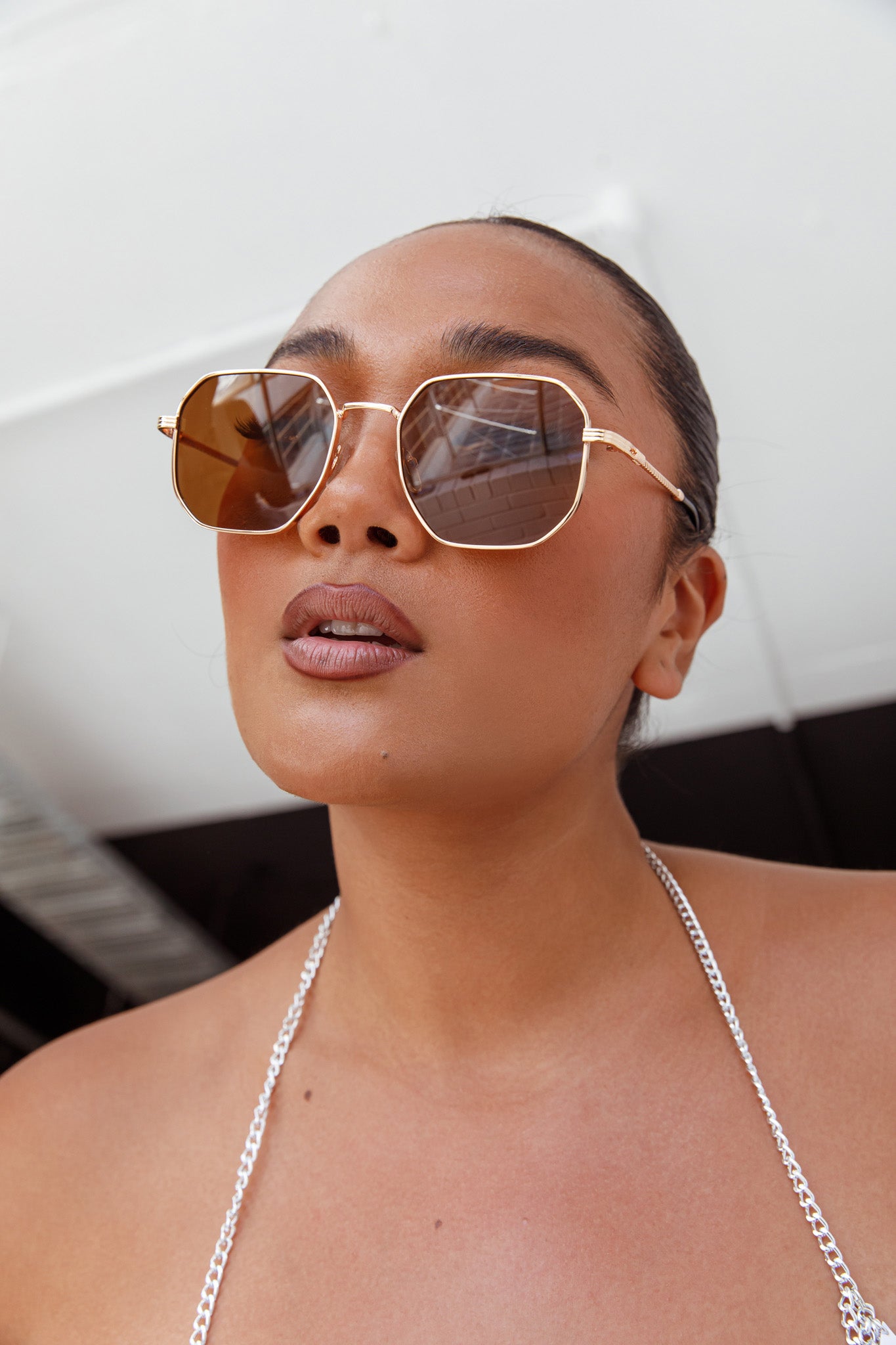 Sahara Aviator Sunglasses Tea-Fable Dress