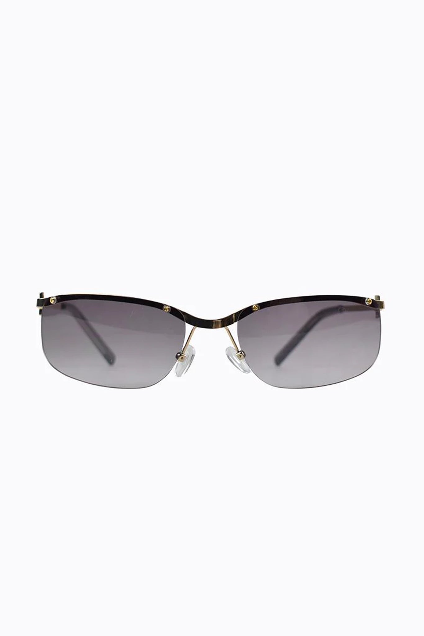 Peta And Jain Metal Mono Lens Sunglasses Gold-Fable Dress