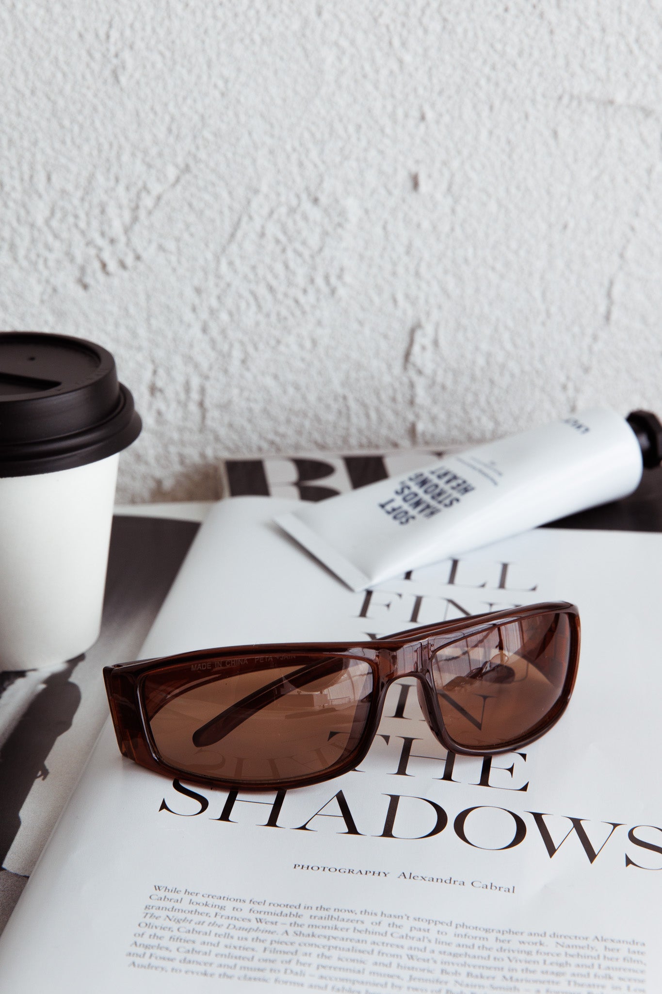 Peta And Jain Tempo Sunglasses Milk Chocolate-Fable Dress