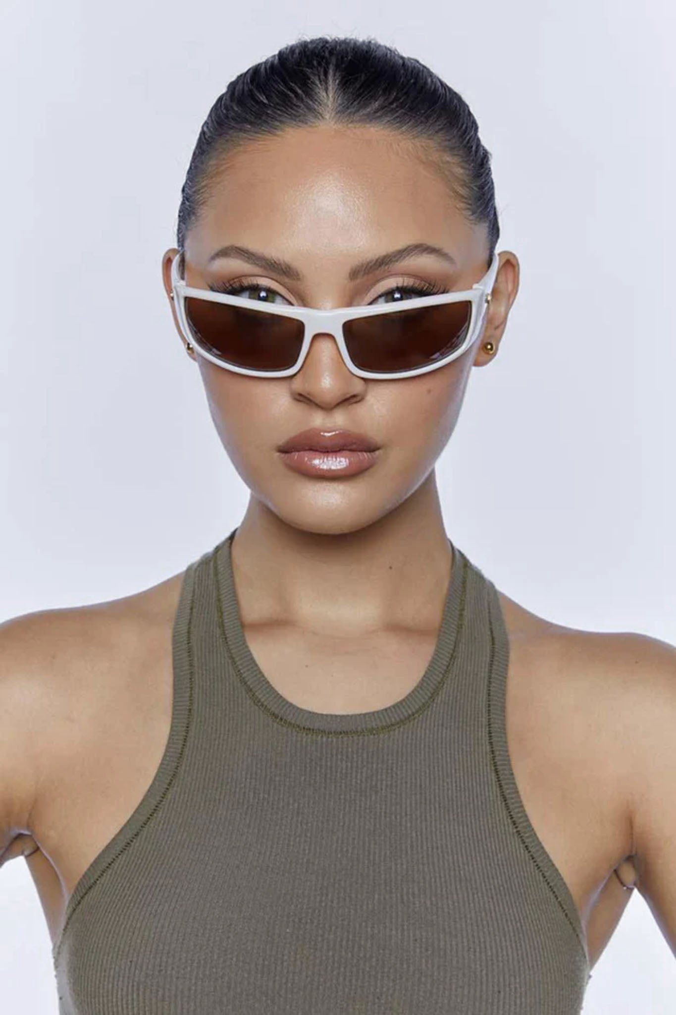 Peta And Jain Tempo Sunglasses Ivory-Fable Dress