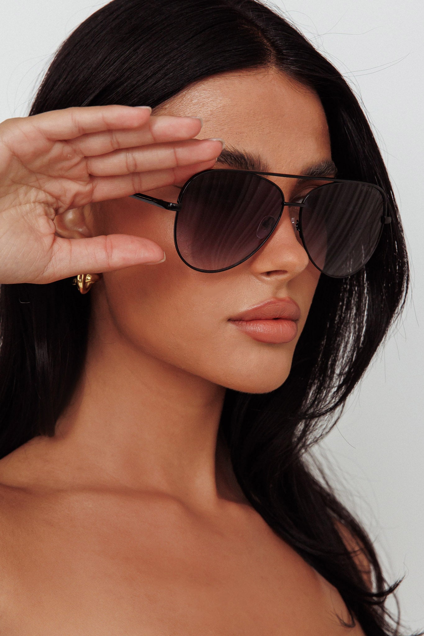 Peta And Jain Franki Sunglasses Black-Fable Dress