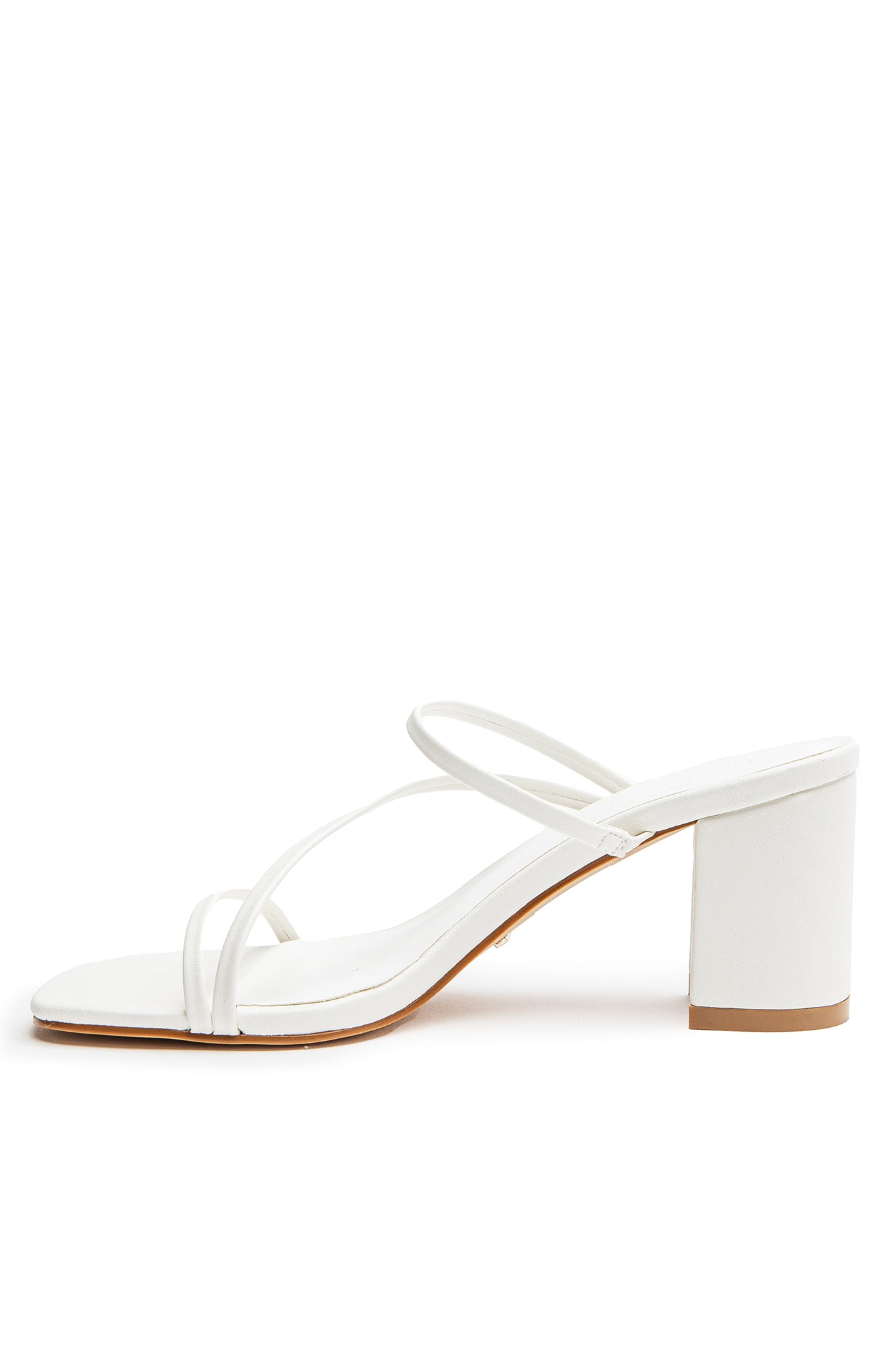 BiLLiNi Yazmin Block Heel White-Fable Dress