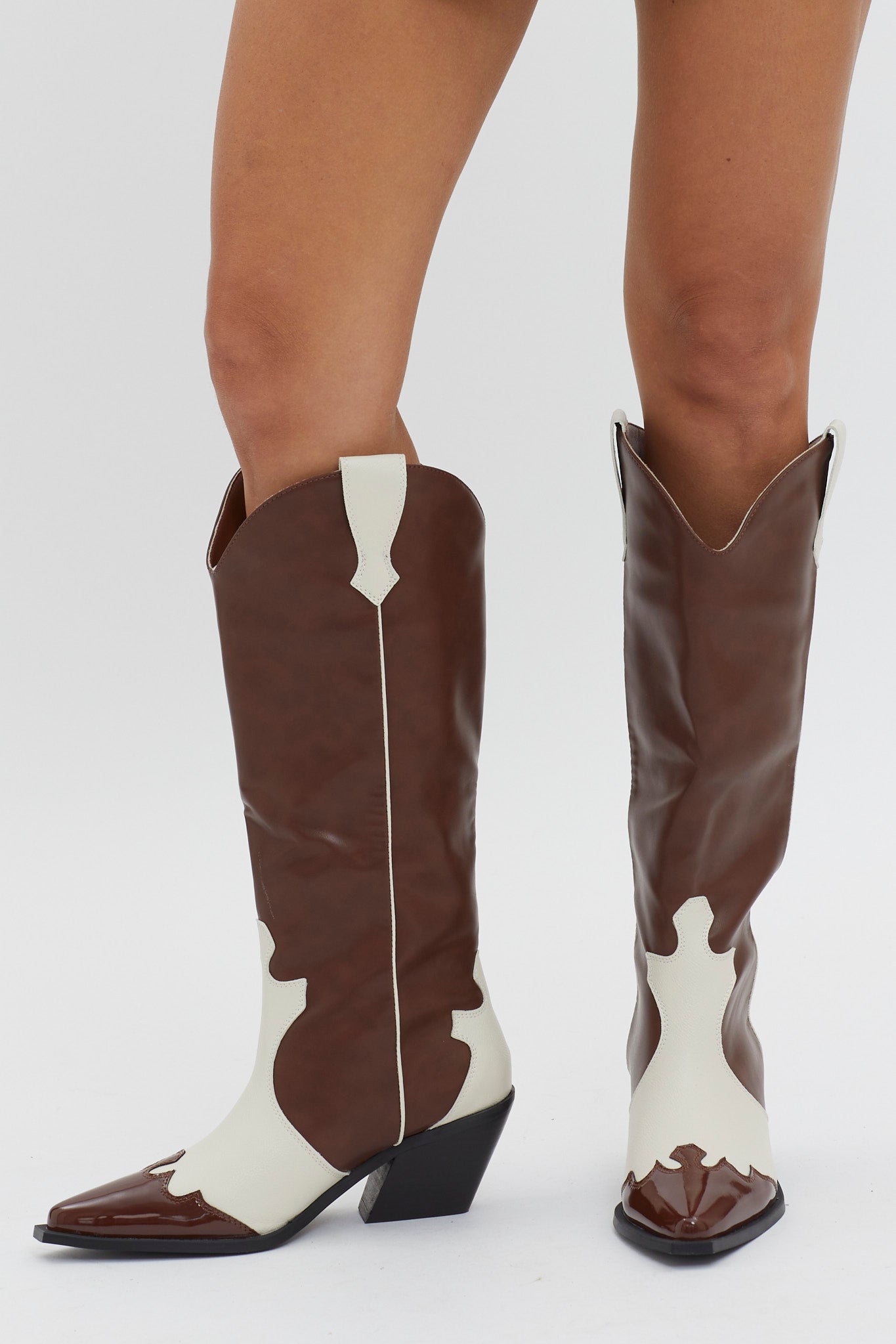 BiLLiNi Etta Boot Chocolate/Ivory-Fable Dress