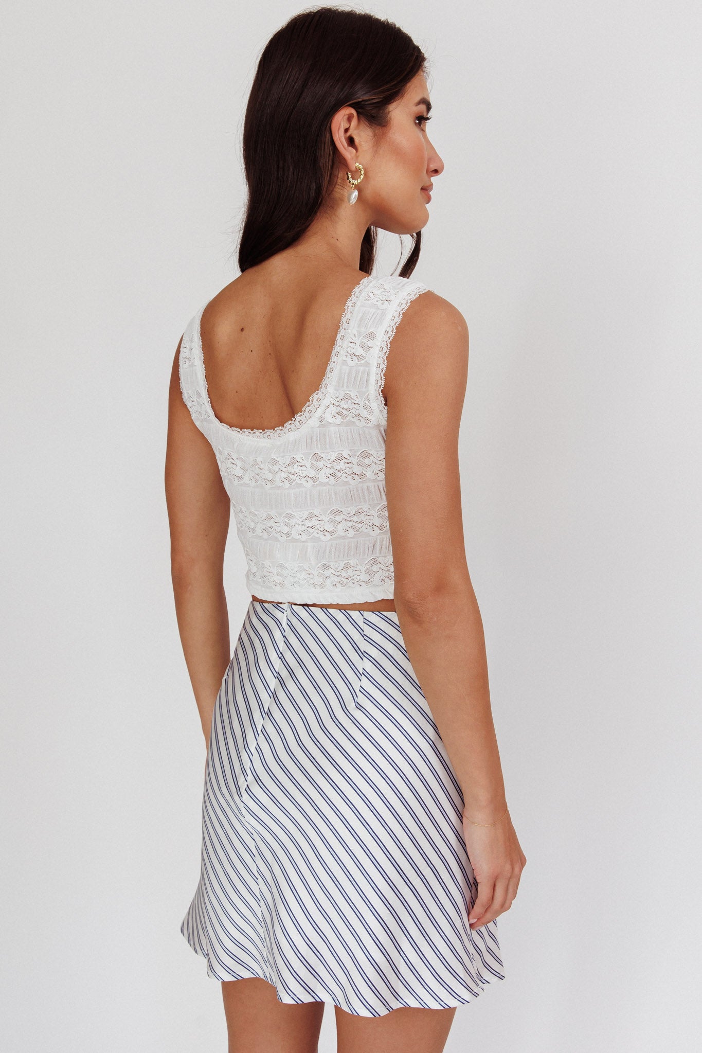 Zora Lace Corset Top White-Fable Dress