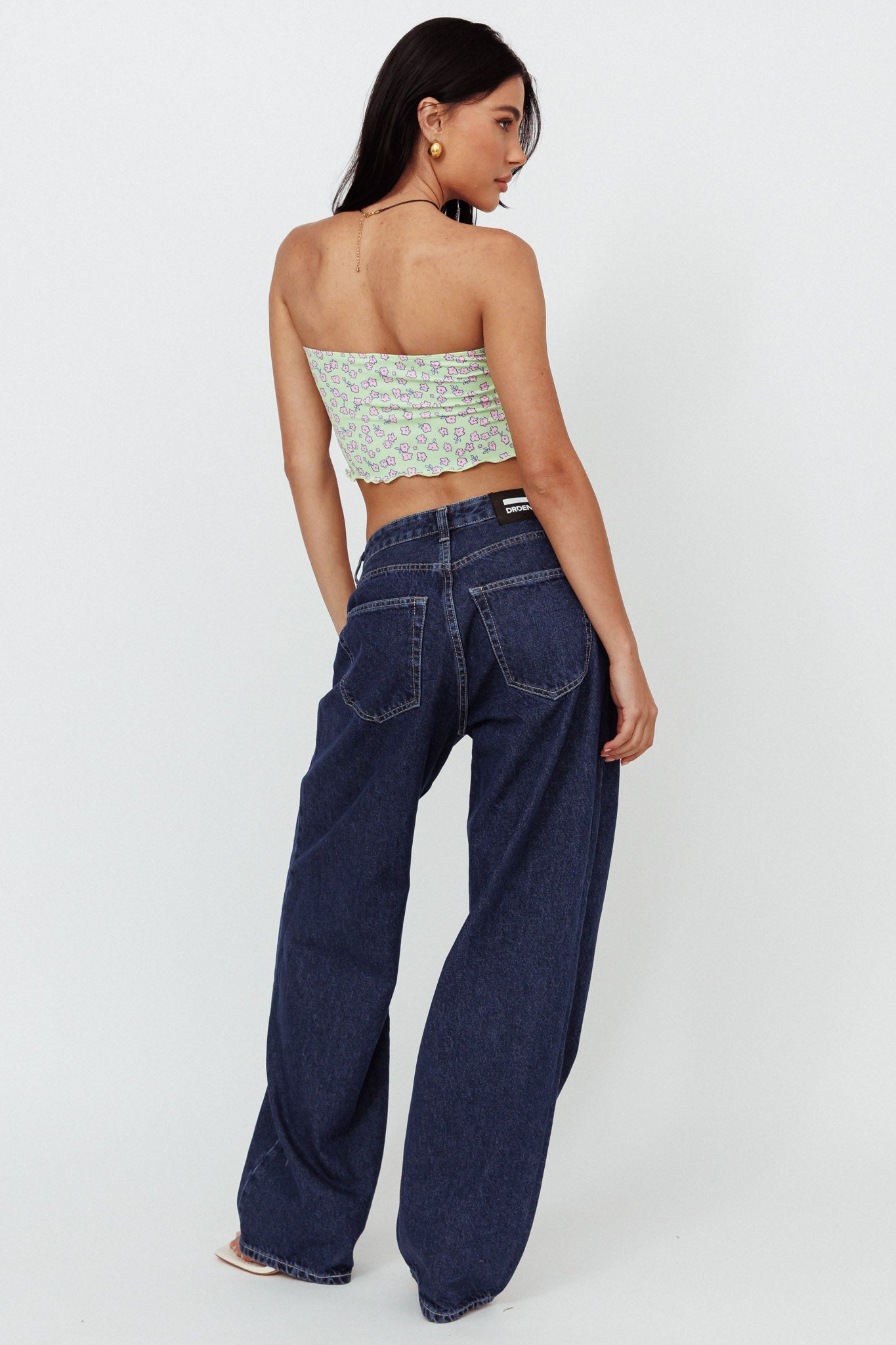 DR DENIM Donna Baggy Jeans Pebble Dark Retro-Fable Dress