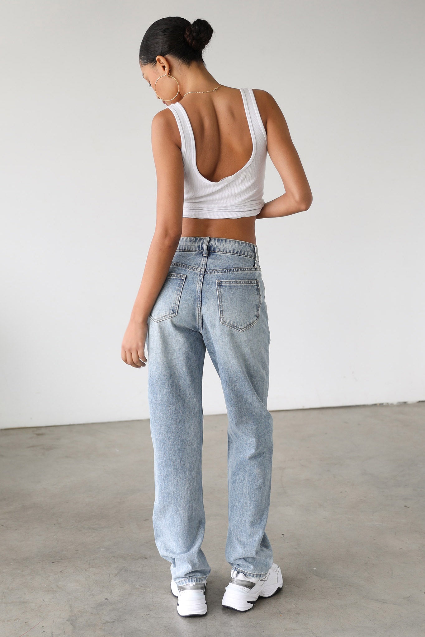 DOGMA Classic High Rise Straight Leg Denim Jeans Light Wash-Fable Dress