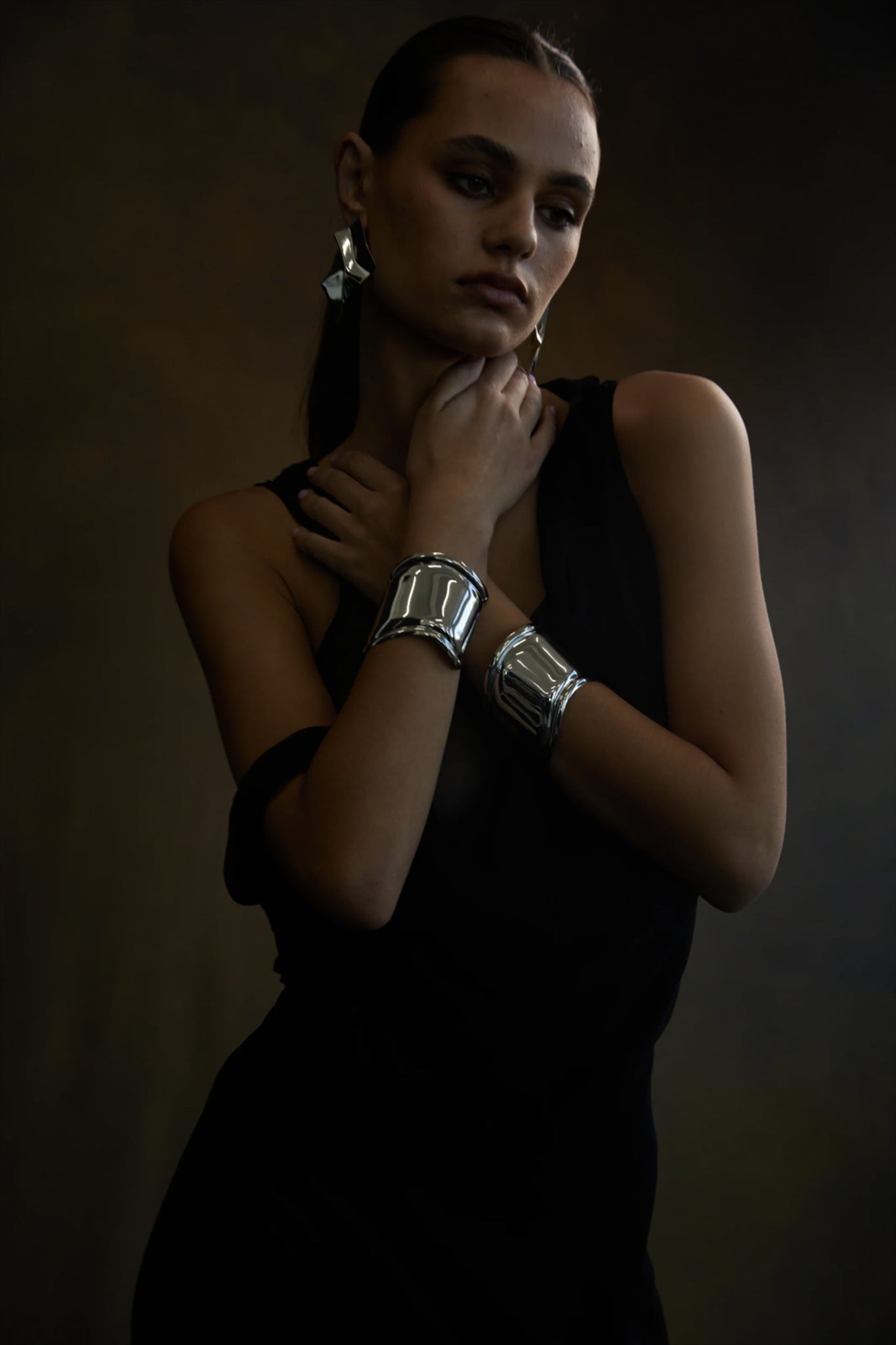 NOAH Wave Cuff Silver-Fable Dress