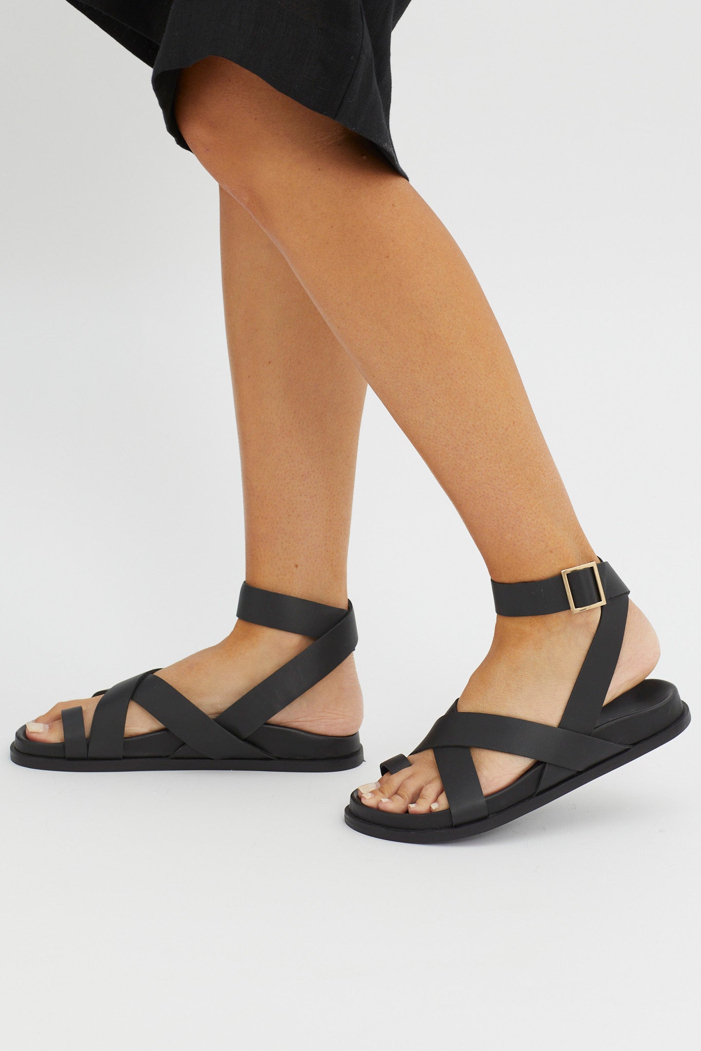 SOL SANA Hitch Footbed Black-Fable Dress