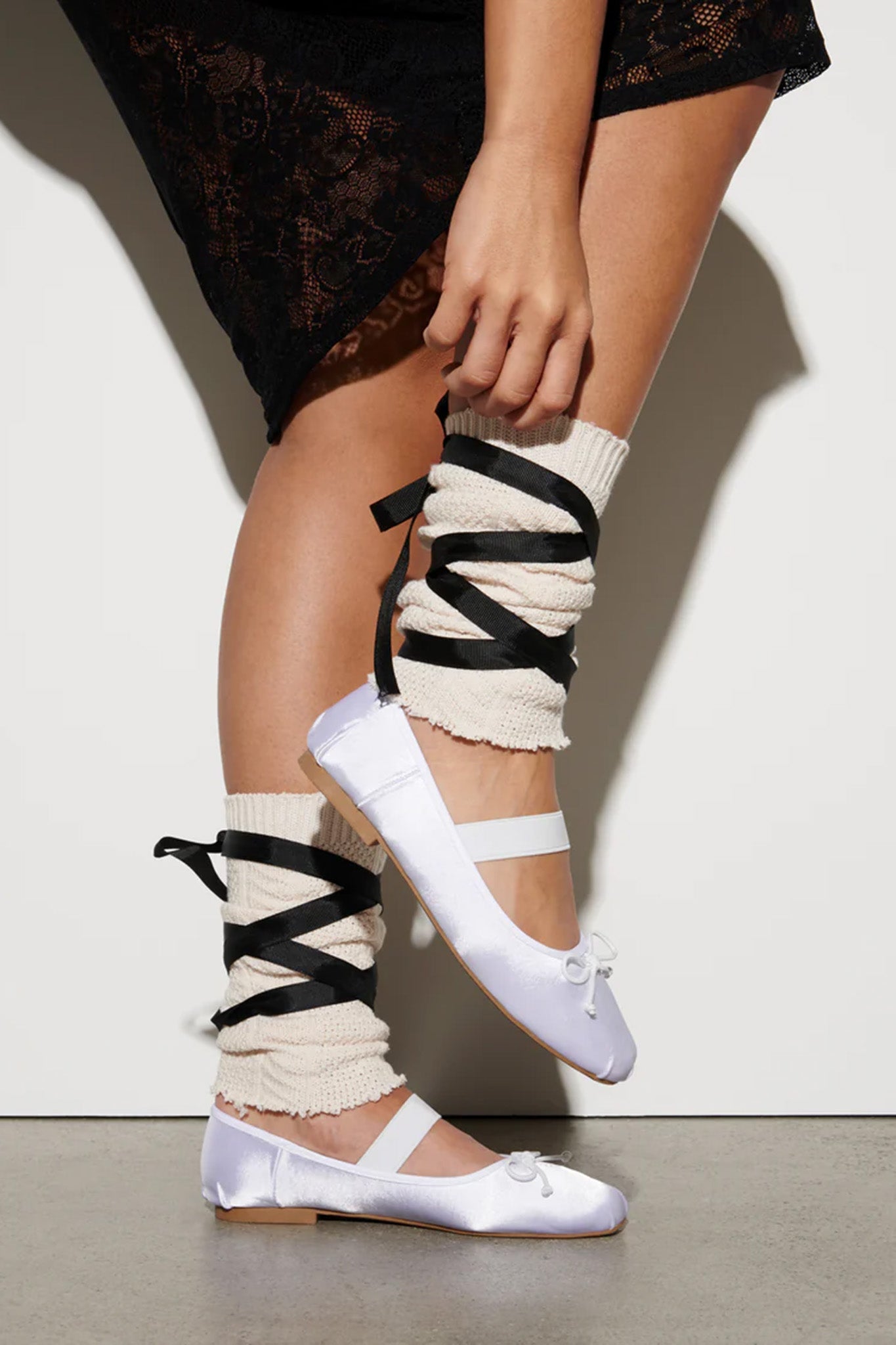 THERAPY Mystic Ballet Flat Pearl-Fable Dress