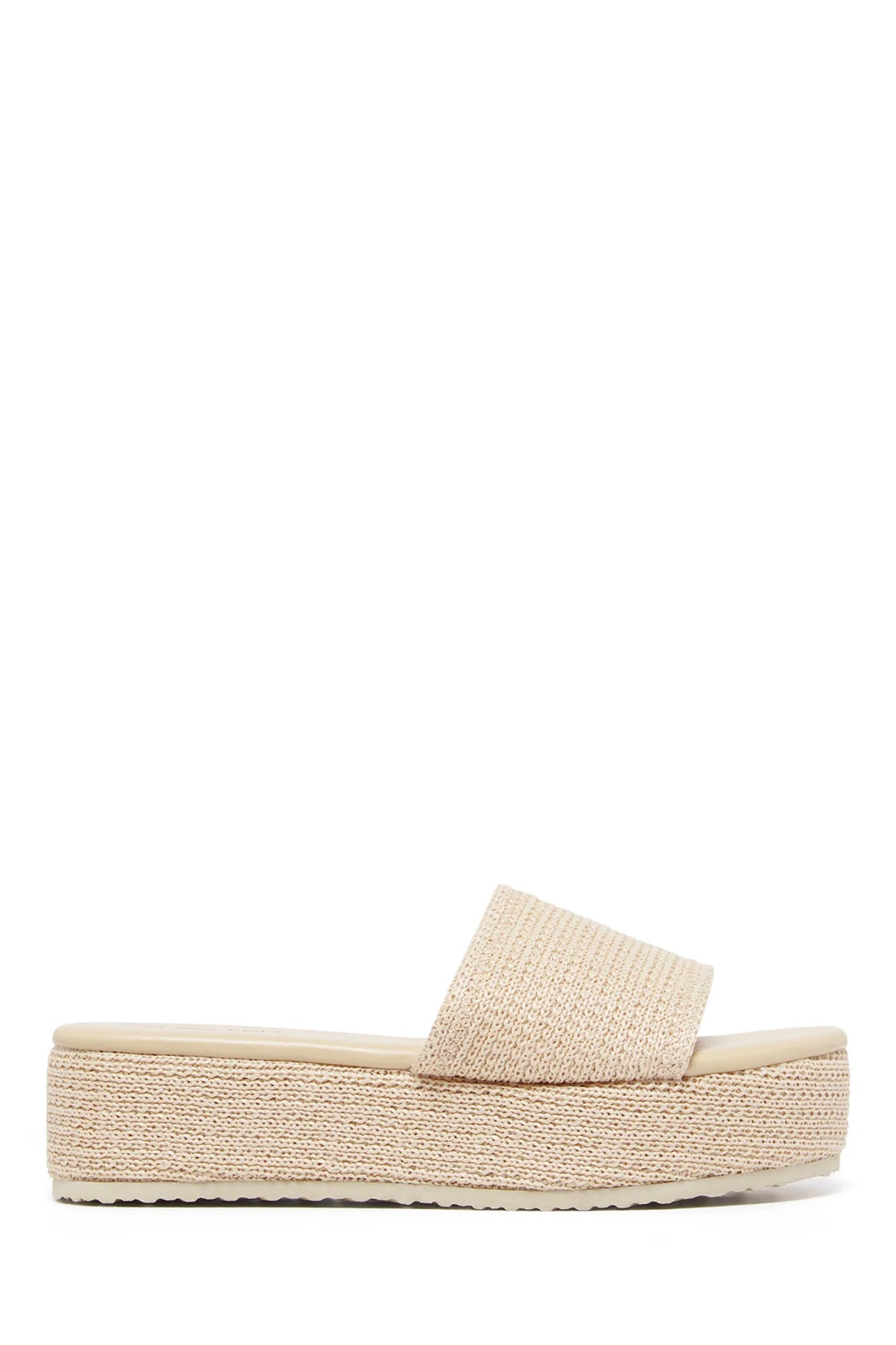 THERAPY Avery Flatform Sandal Raffia Natural-Fable Dress