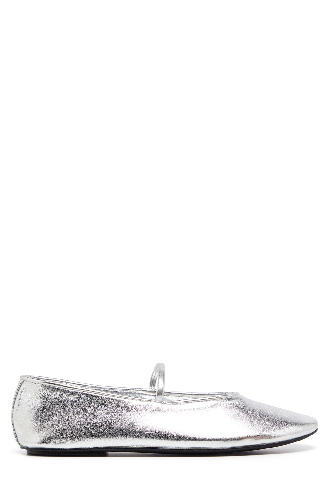 THERAPY Moncherri Ballet Flat Silver Smooth-Fable Dress