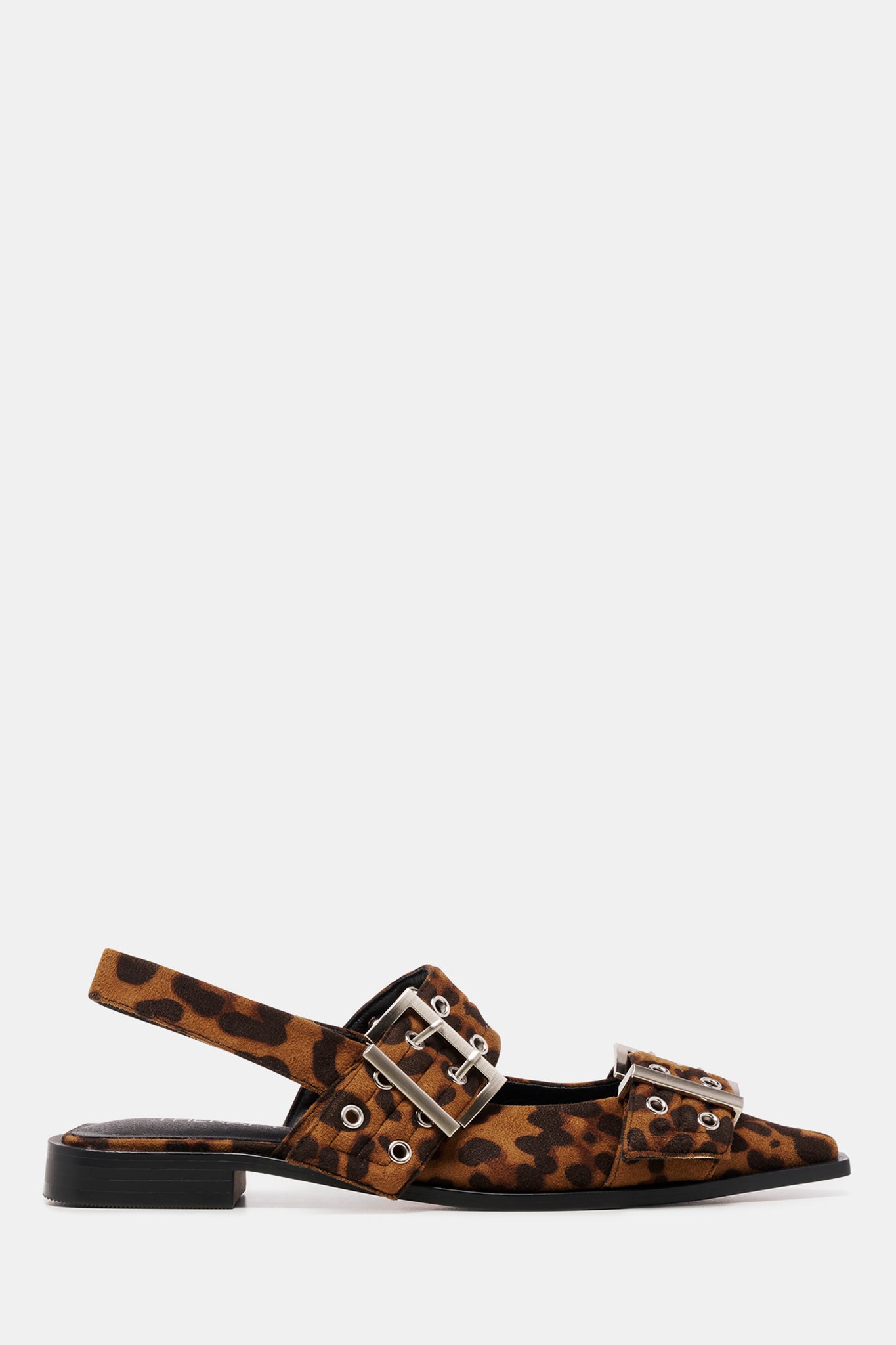 THERAPY Matilda Pointed Flat Leopard Patent-Fable Dress