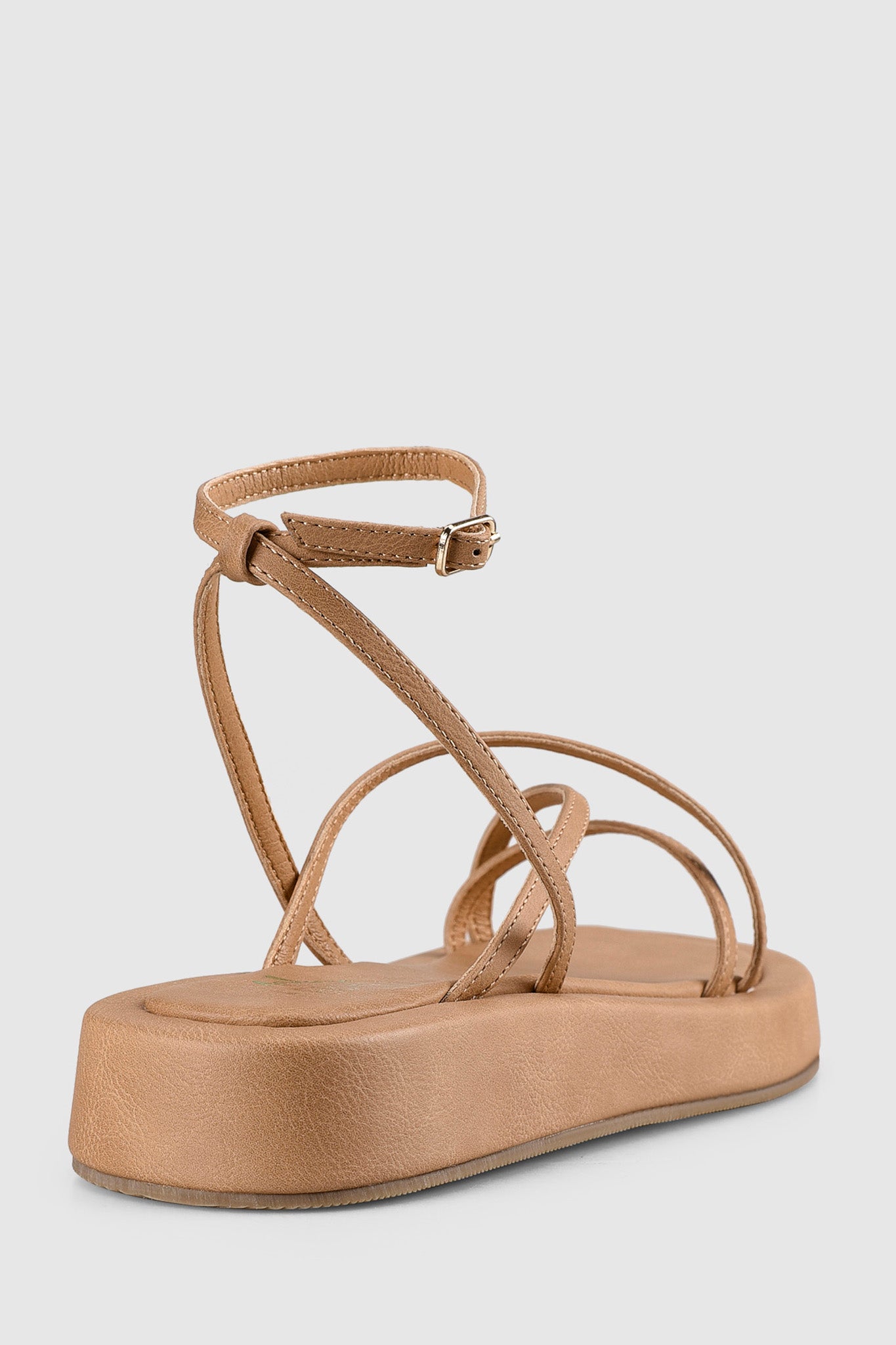 VERALi Bondi Flatform Sandals Caramel Softee-Fable Dress