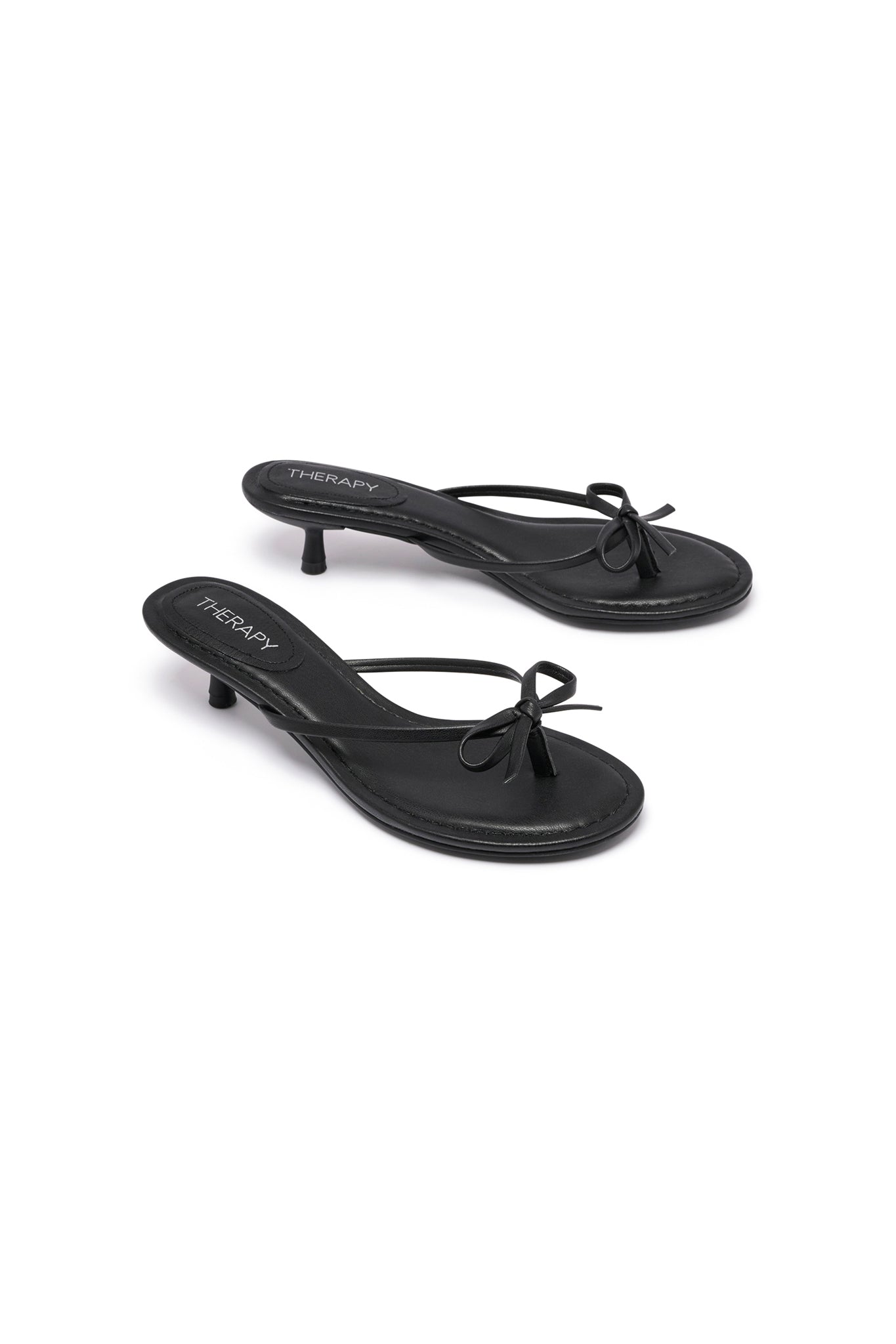 THERAPY Somer Thong Heel Black-Fable Dress