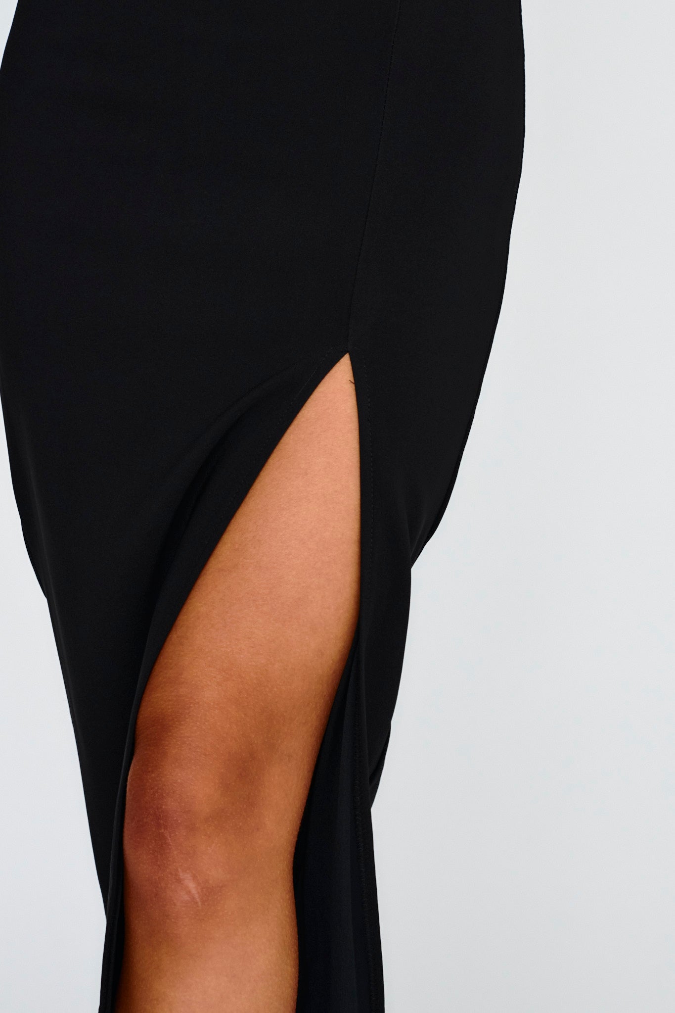 Next To You Thigh Split Skirt Black-Fable Dress