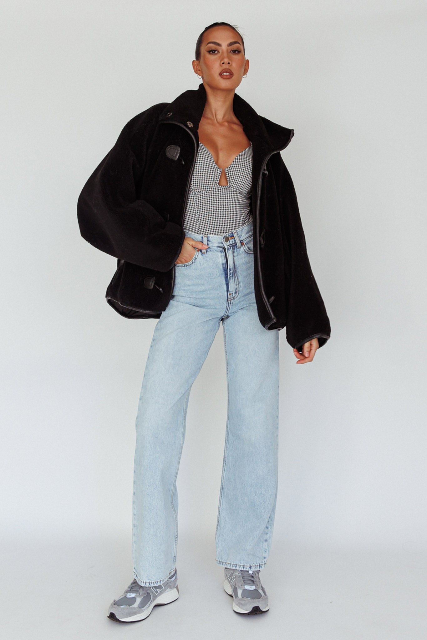 Cambra Toggle Jacket Black-Fable Dress