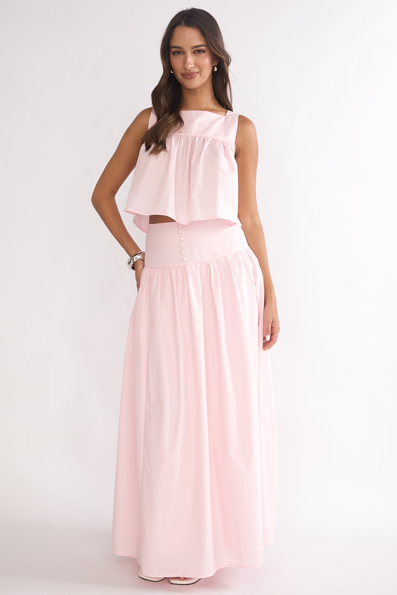 Starlina Wide Waistband Maxi Skirt Rosewater-Fable Dress
