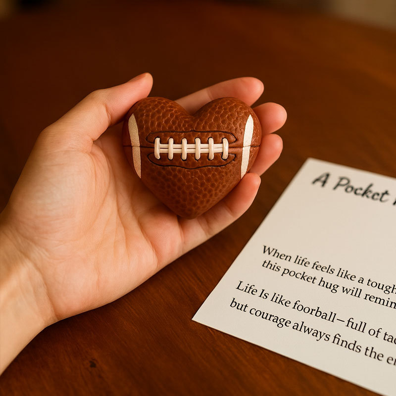 🏈Handmade American Football Pocket Hug with Gift Card