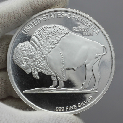 【Black Friday Early Bird Sale 】 1 oz Buffalo Silver Round | Silvertowne Mint