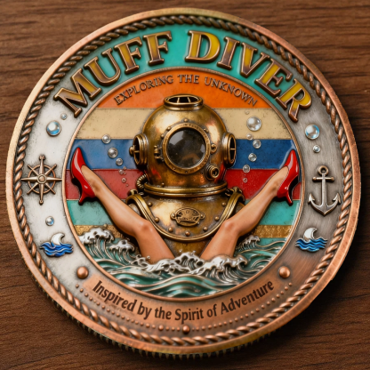 🏆Flash Sale 60% OFF - 🍻 “Muff Diver – Exploring the Realm of Adventure” Commemorative Coin ⚓️
