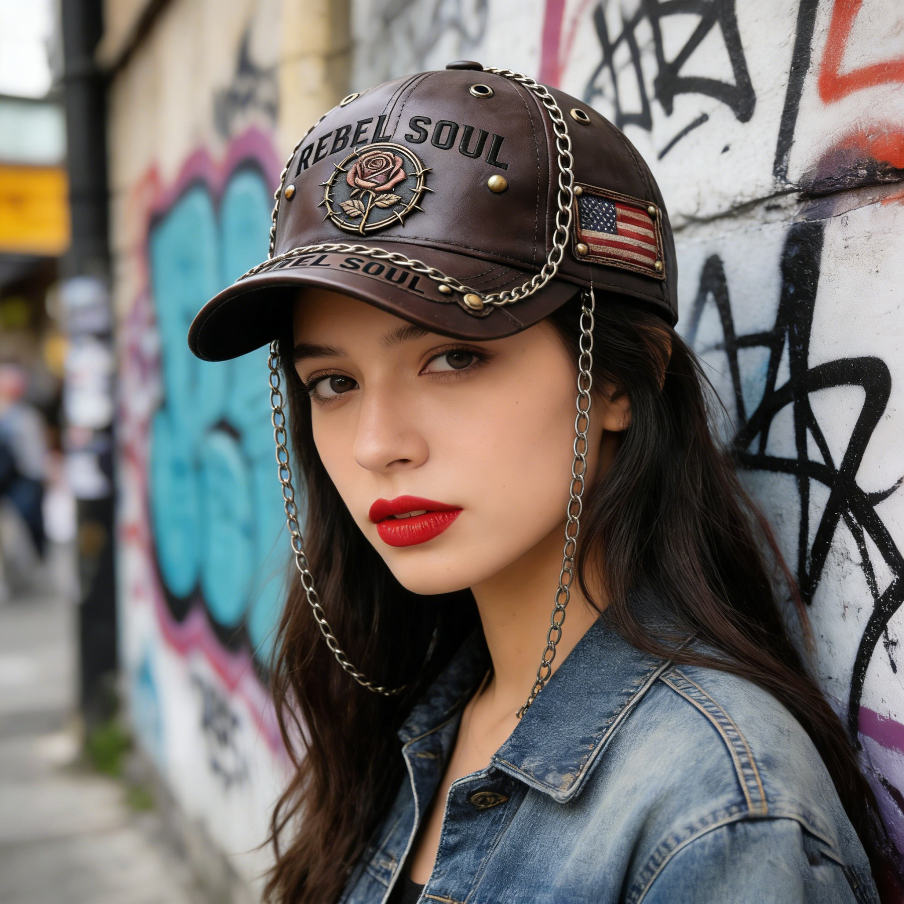 🔥LAST DAY 50% OFF -Rebel Soul Rose Cap